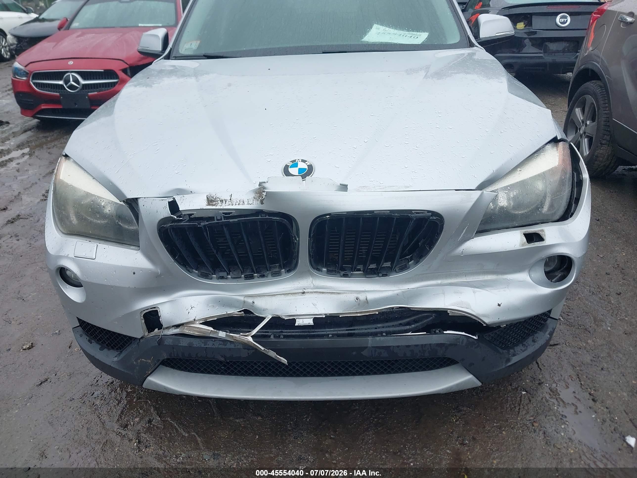 2014 Bmw X1 Xdrive28i Silver vin: WBAVL1C59EVY16447