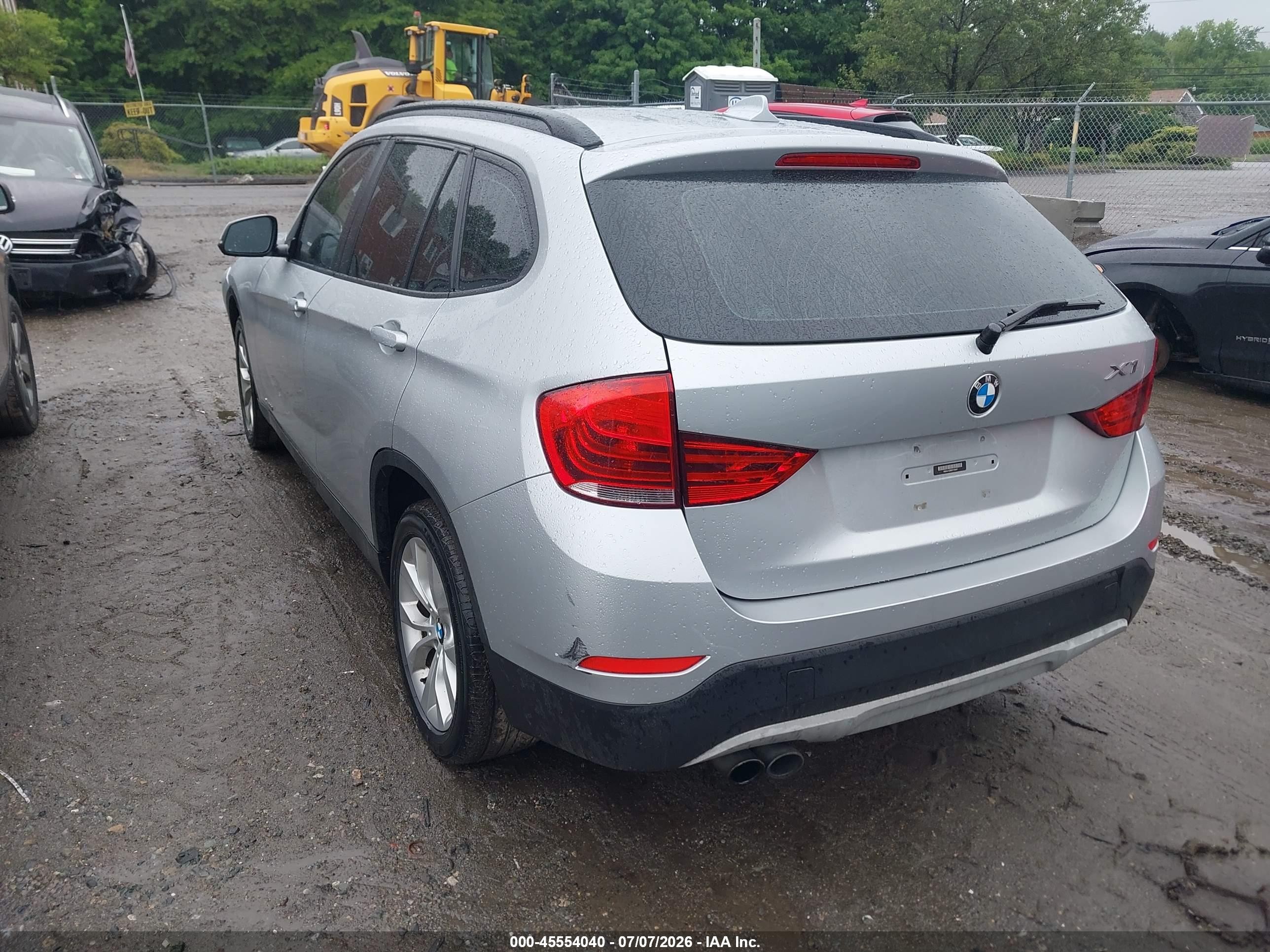 2014 Bmw X1 Xdrive28i Silver vin: WBAVL1C59EVY16447