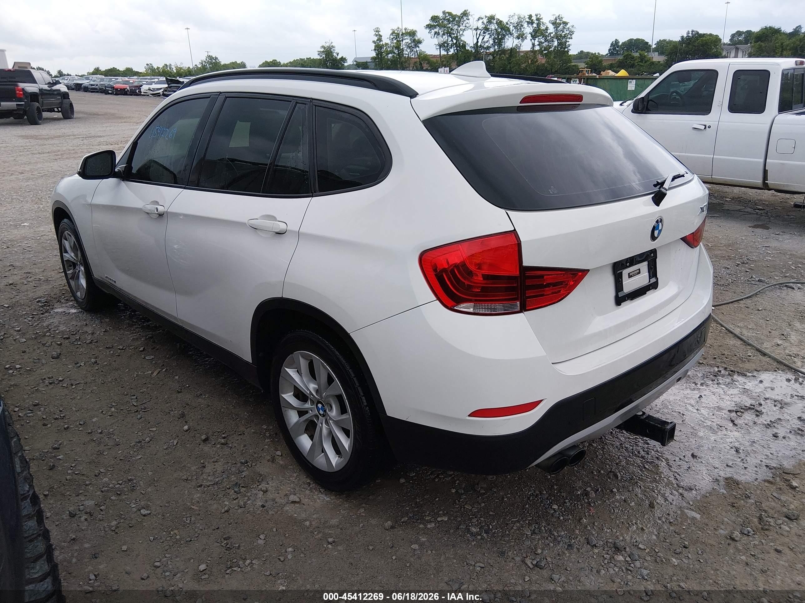 2014 Bmw X1 Xdrive28i White vin: WBAVL1C59EVY22927