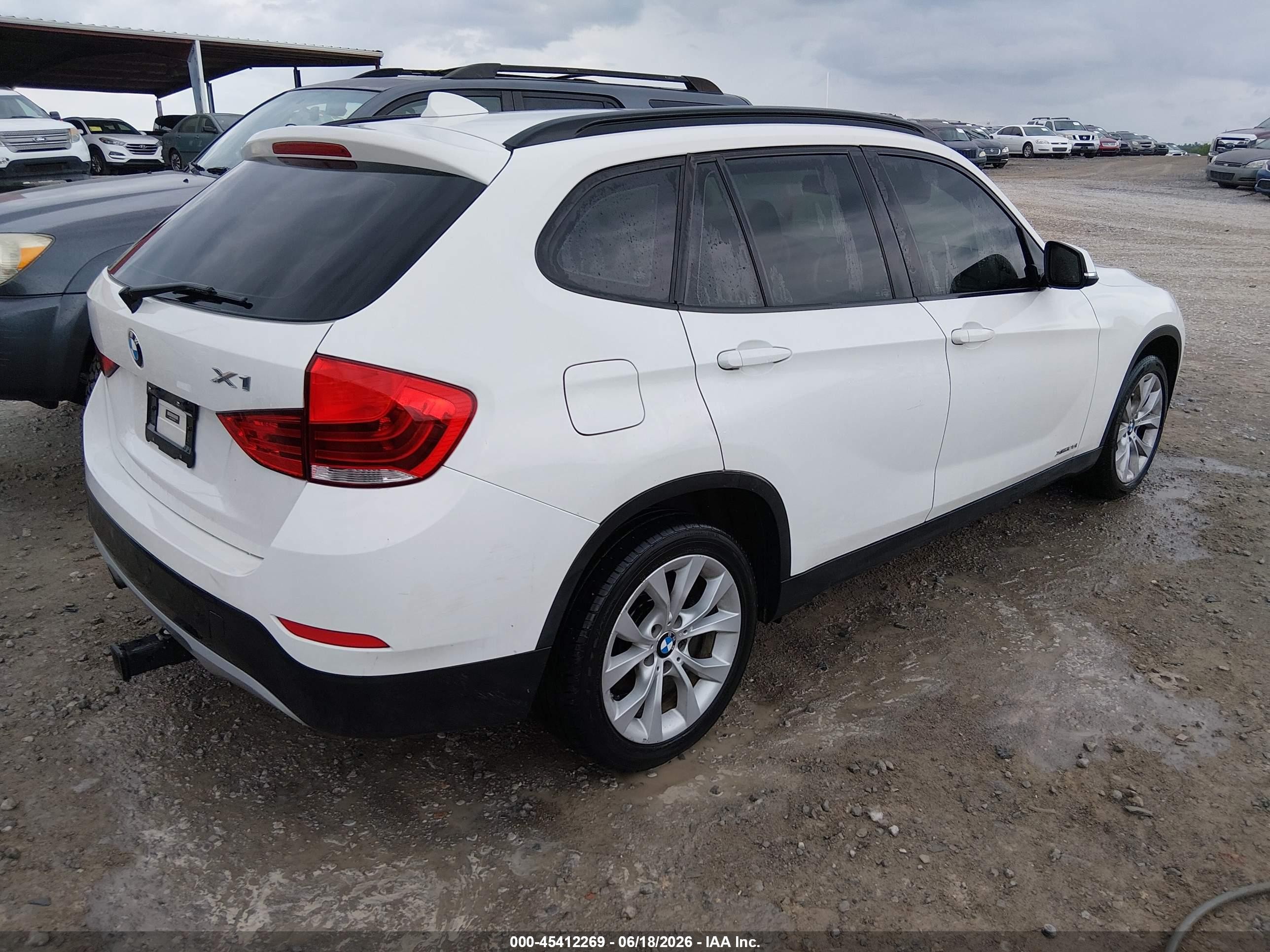 2014 Bmw X1 Xdrive28i White vin: WBAVL1C59EVY22927