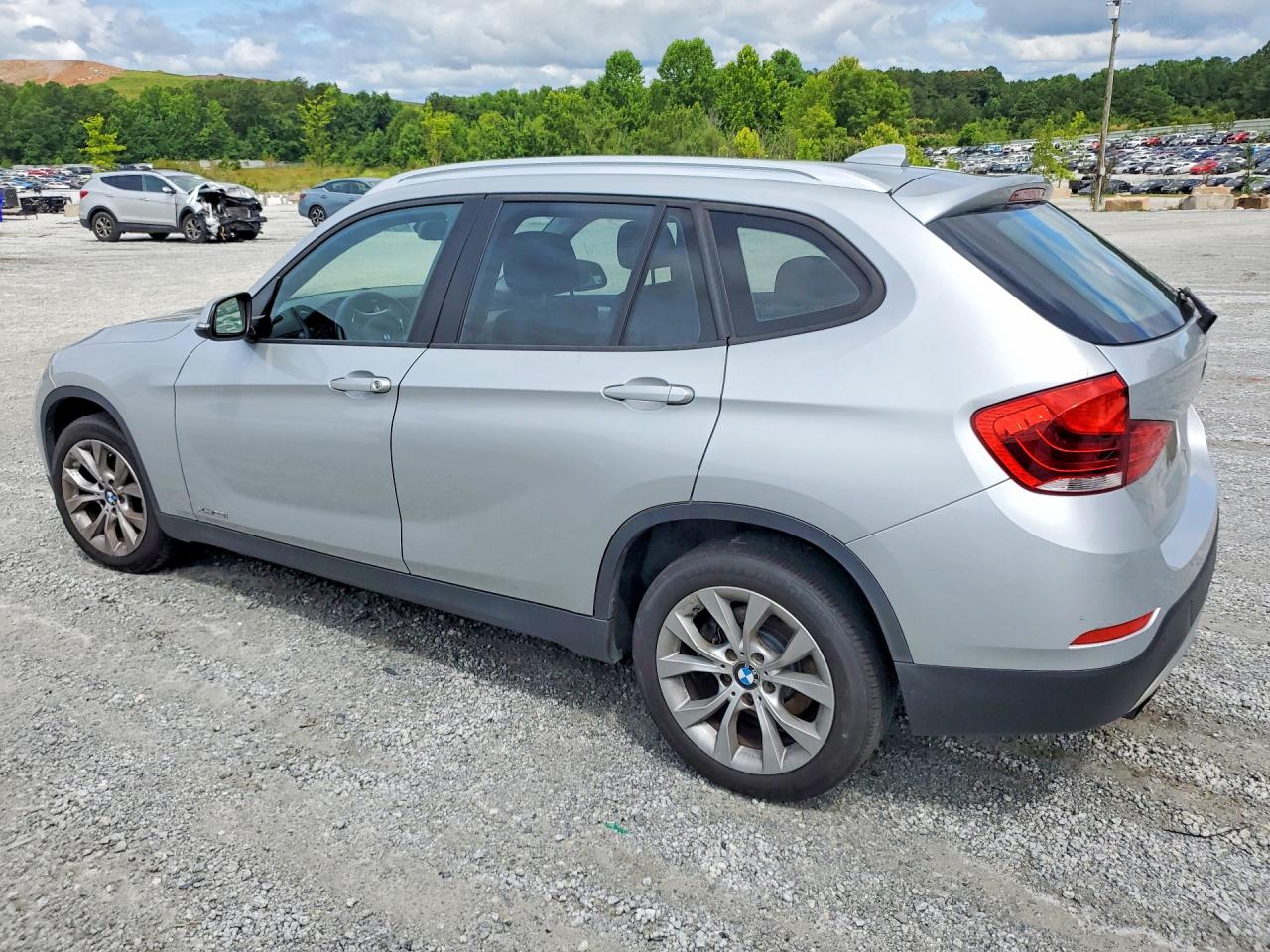 2014 Bmw X1 Xdrive28i Silver vin: WBAVL1C59EVY23365