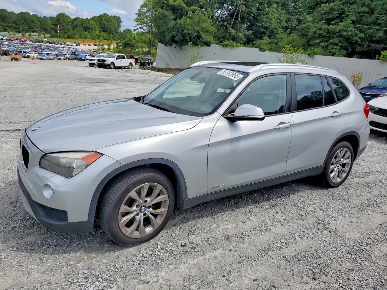 2014 Bmw X1 Xdrive28i Silver vin: WBAVL1C59EVY23365