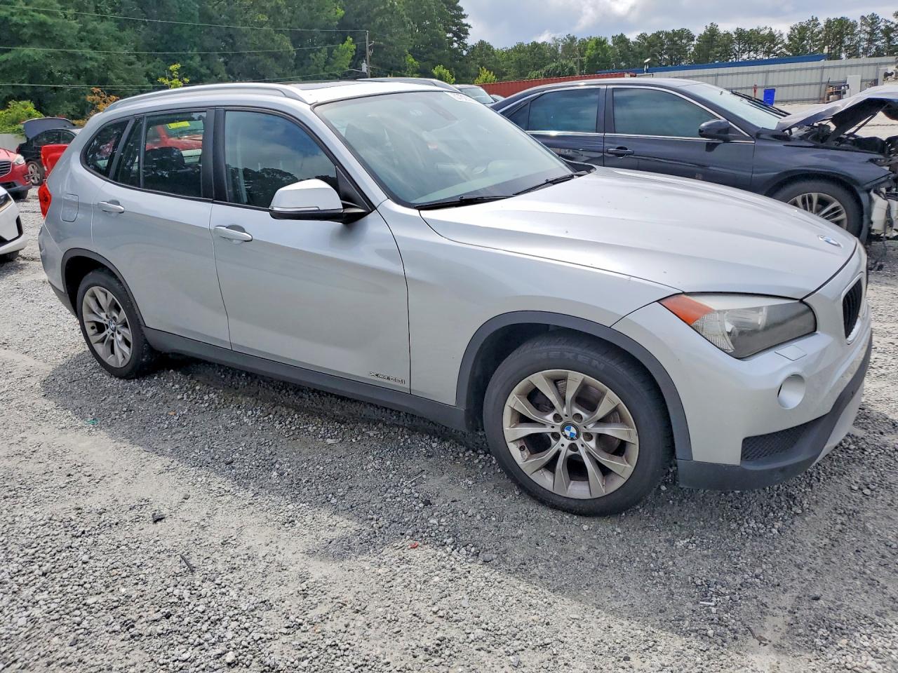 2014 Bmw X1 Xdrive28i Silver vin: WBAVL1C59EVY23365