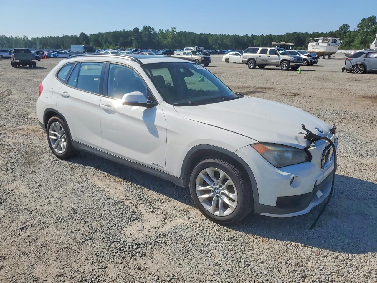 2015 Bmw X1 Xdrive28i White vin: WBAVL1C59FVY28695