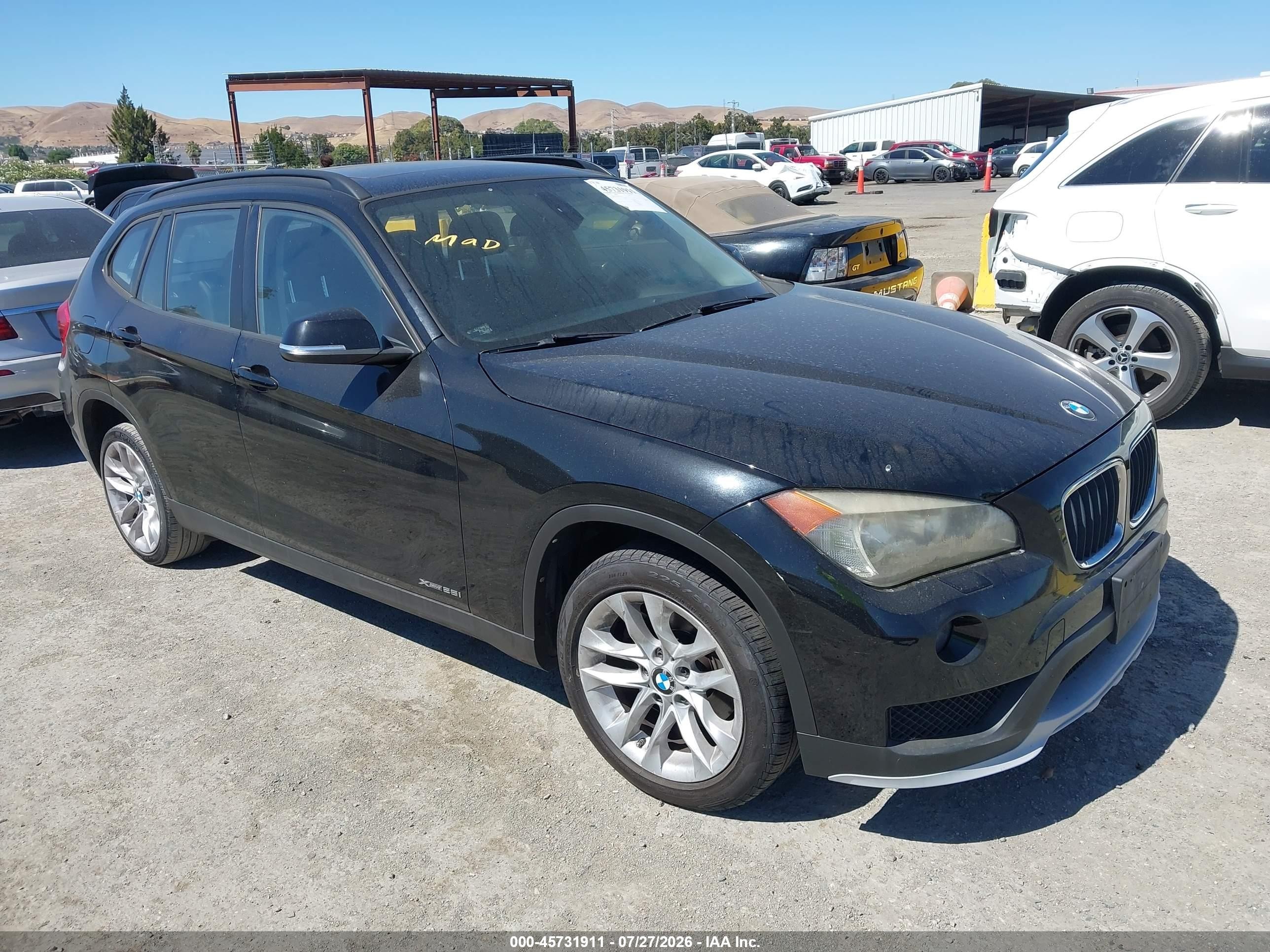 2015 Bmw X1 Xdrive28i Black vin: WBAVL1C59FVY30253