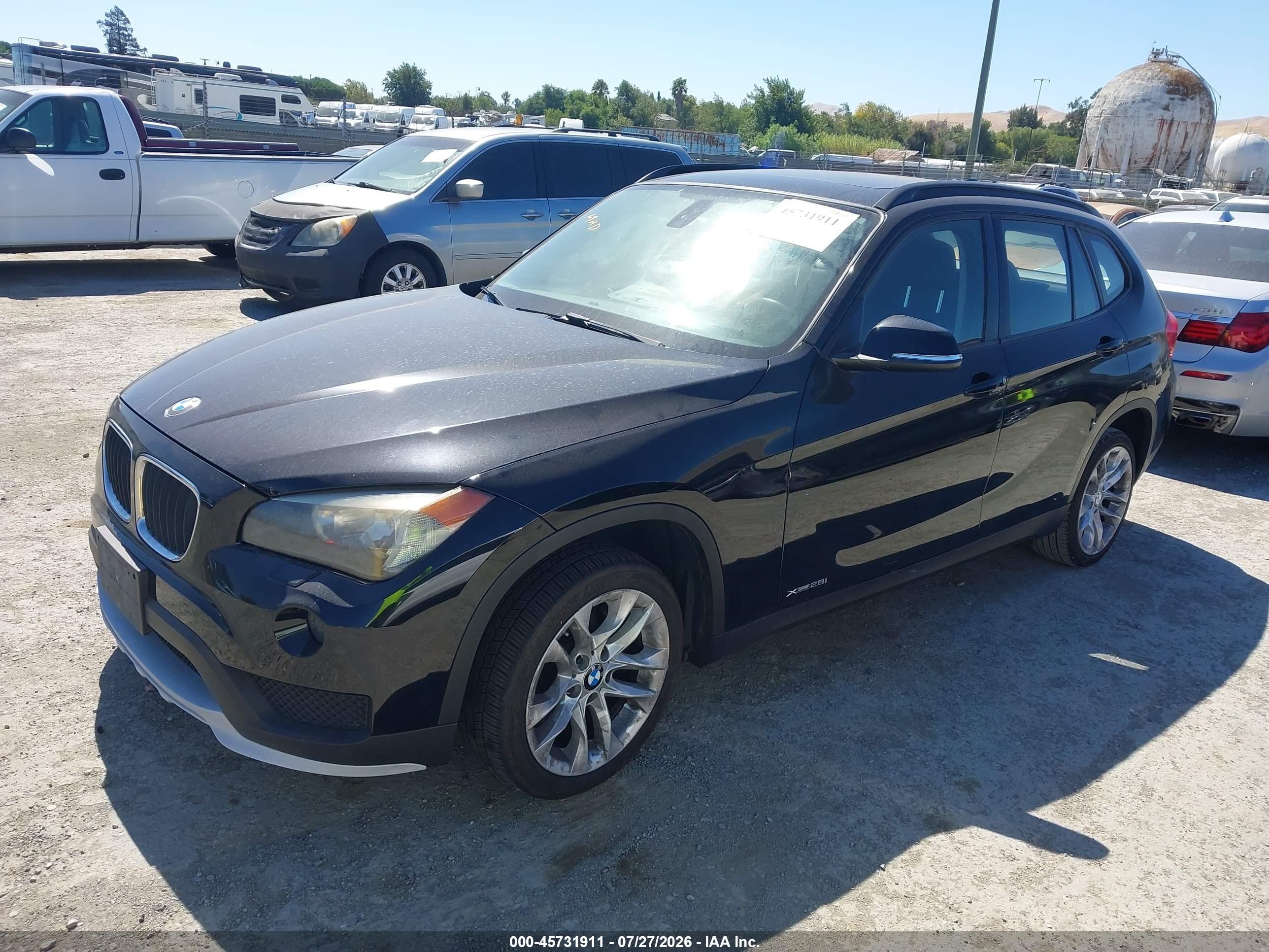 2015 Bmw X1 Xdrive28i Black vin: WBAVL1C59FVY30253