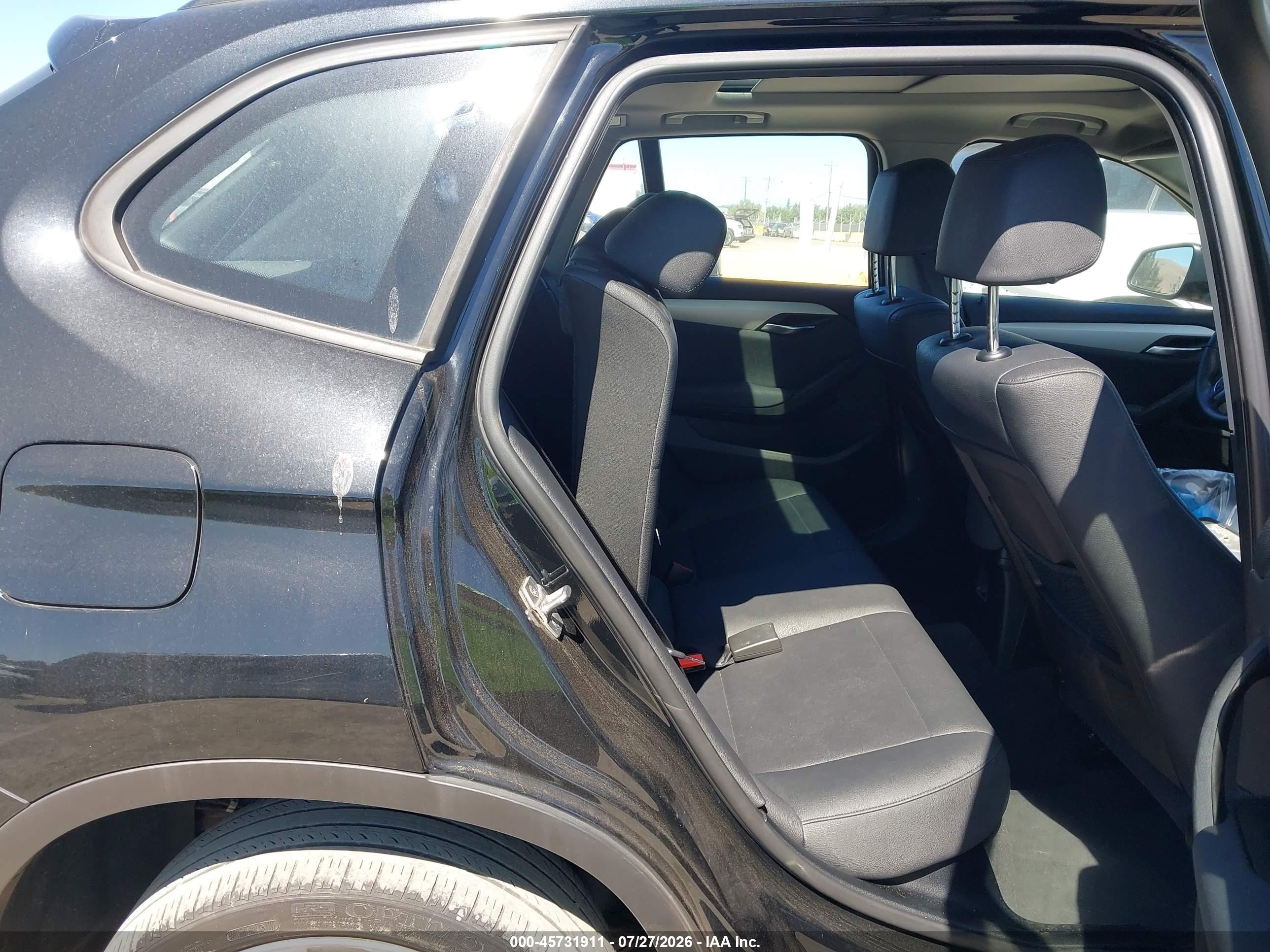 2015 Bmw X1 Xdrive28i Black vin: WBAVL1C59FVY30253