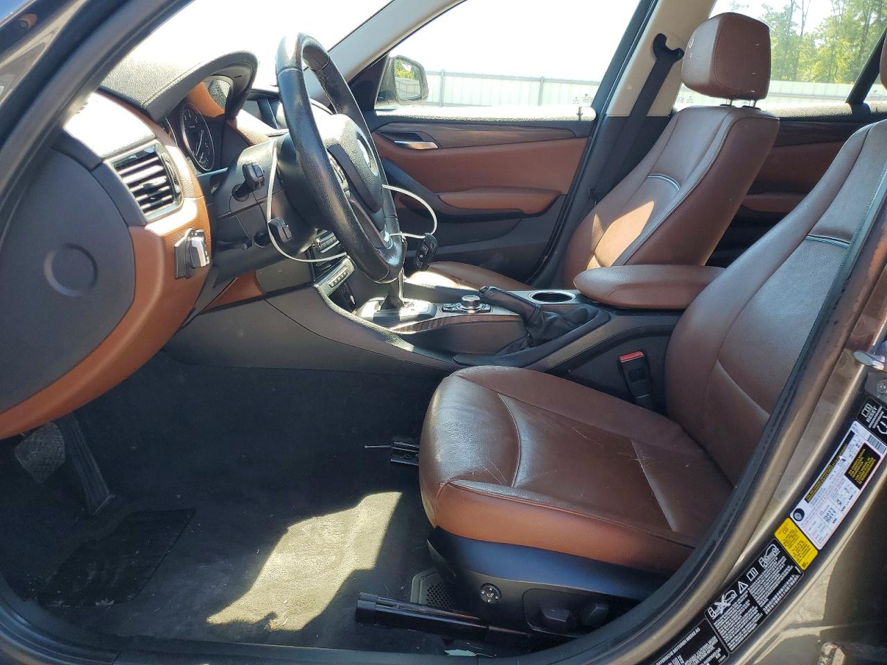 2015 Bmw X1 Xdrive28i Charcoal vin: WBAVL1C59FVY30740