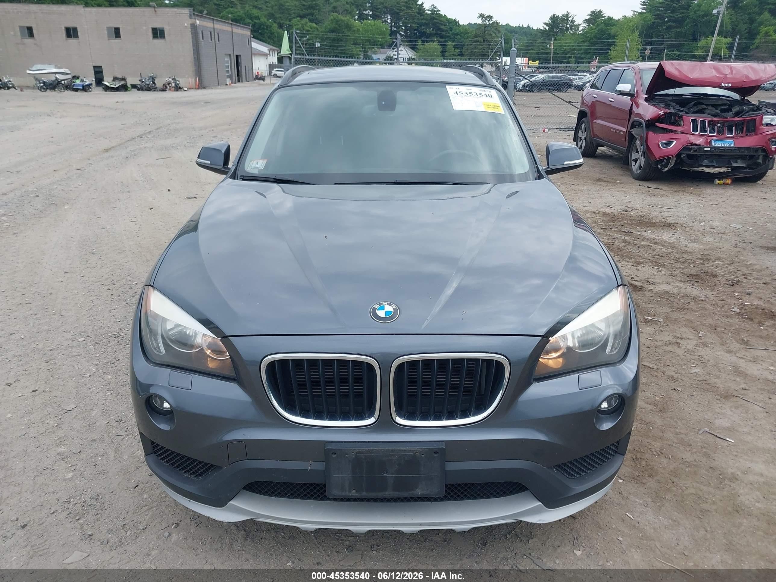 2015 Bmw X1 Xdrive28i Gray vin: WBAVL1C59FVY33671