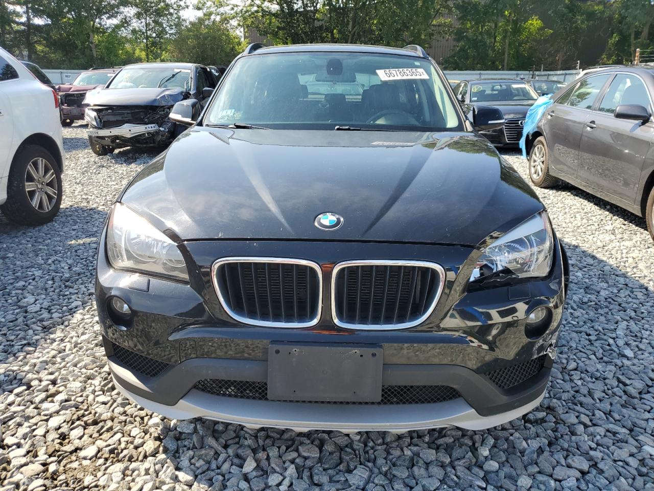 2015 Bmw X1 Xdrive28i Black vin: WBAVL1C59FVY35131