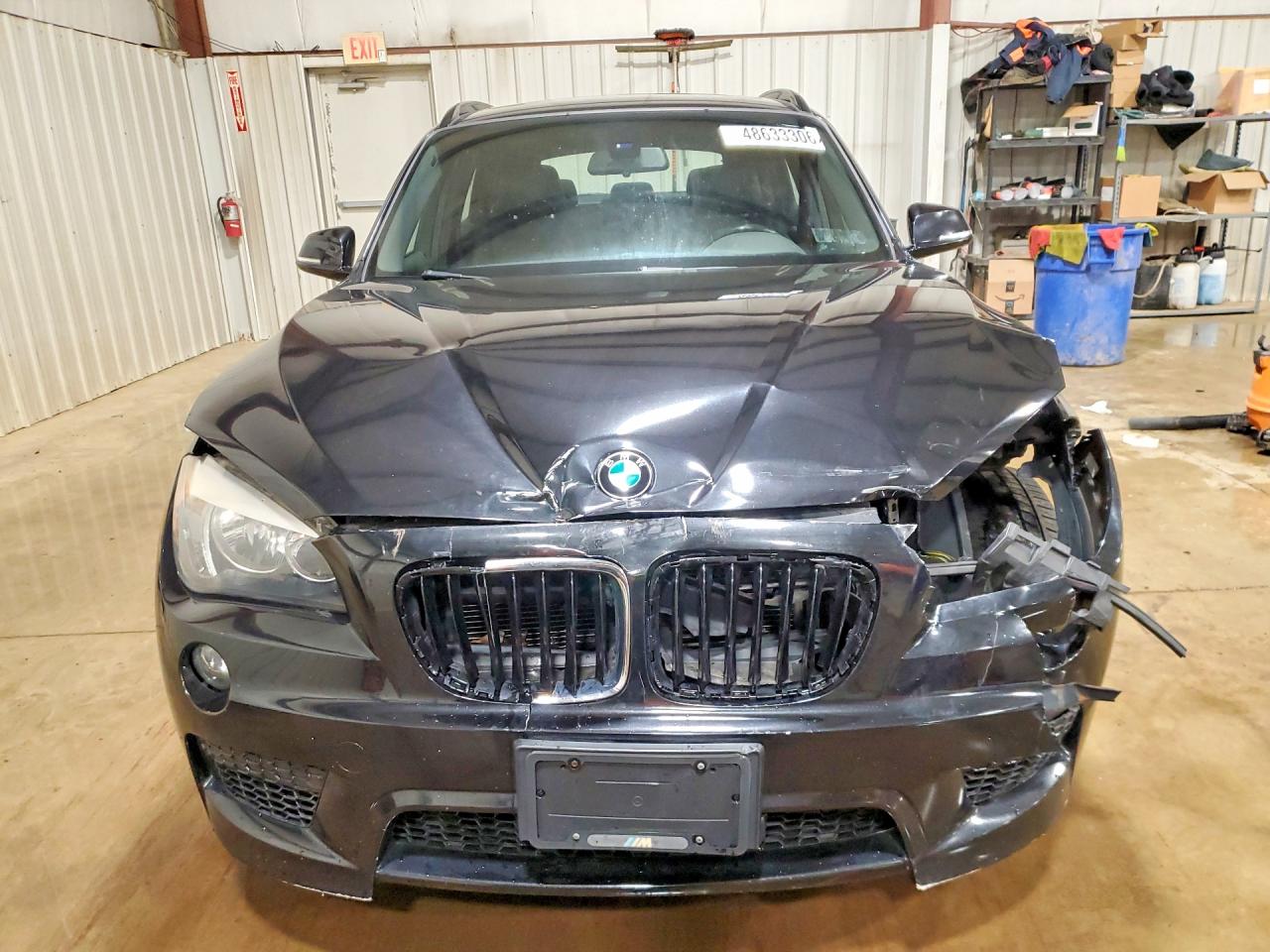 2015 Bmw X1 Xdrive28i Black vin: WBAVL1C59FVY35162