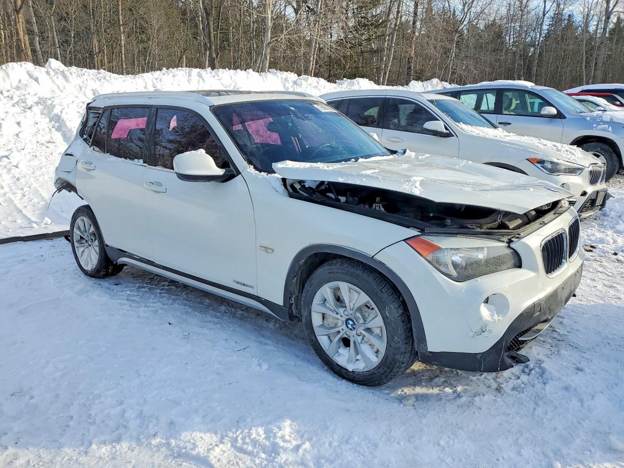 2012 Bmw X1 Xdrive28i White vin: WBAVL1C5XCVR77936