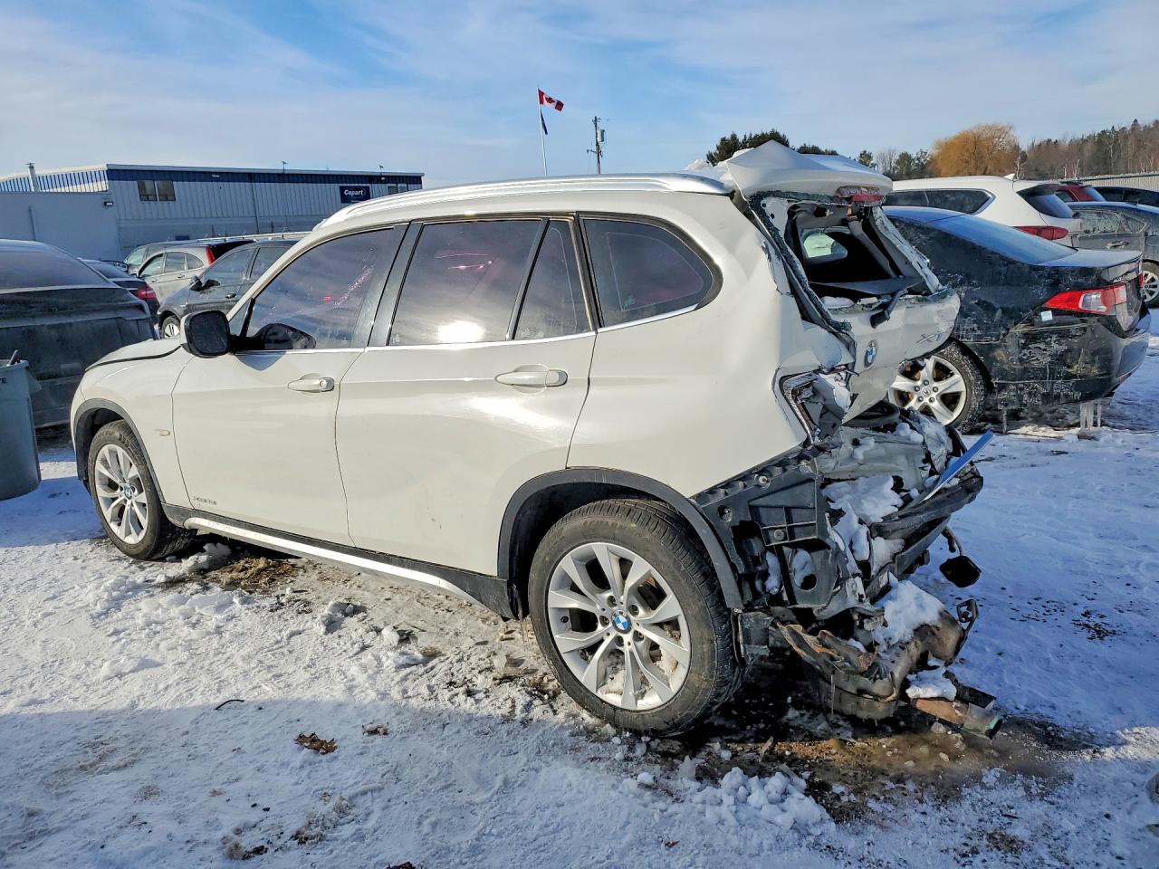 2012 Bmw X1 Xdrive28i White vin: WBAVL1C5XCVR77936