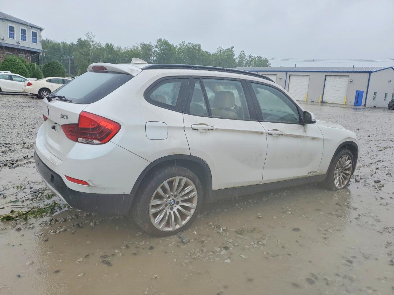 2013 Bmw X1 Xdrive28i White vin: WBAVL1C5XDVR82006