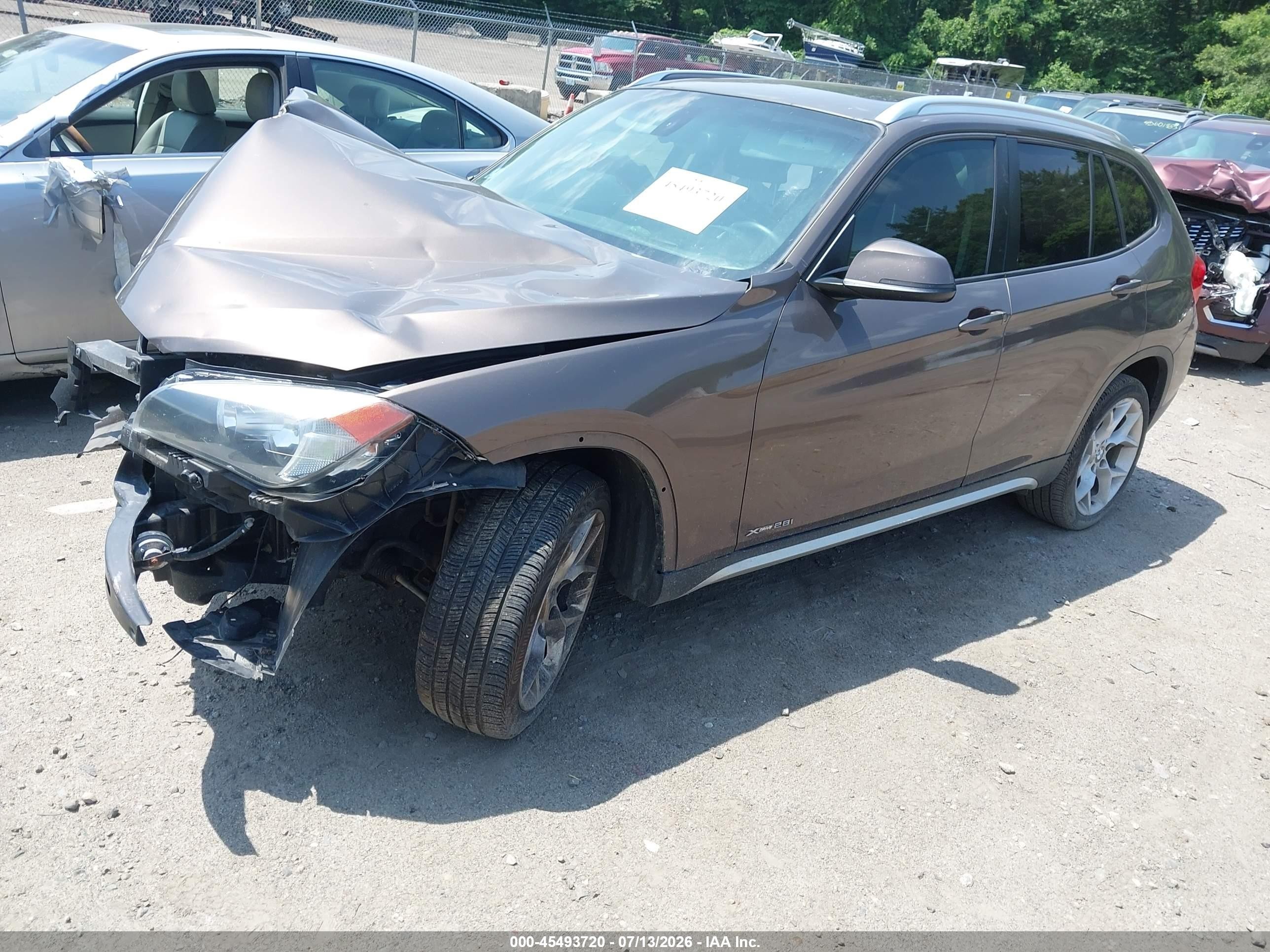 2013 Bmw X1 Xdrive28i Черный vin: WBAVL1C5XDVR84838