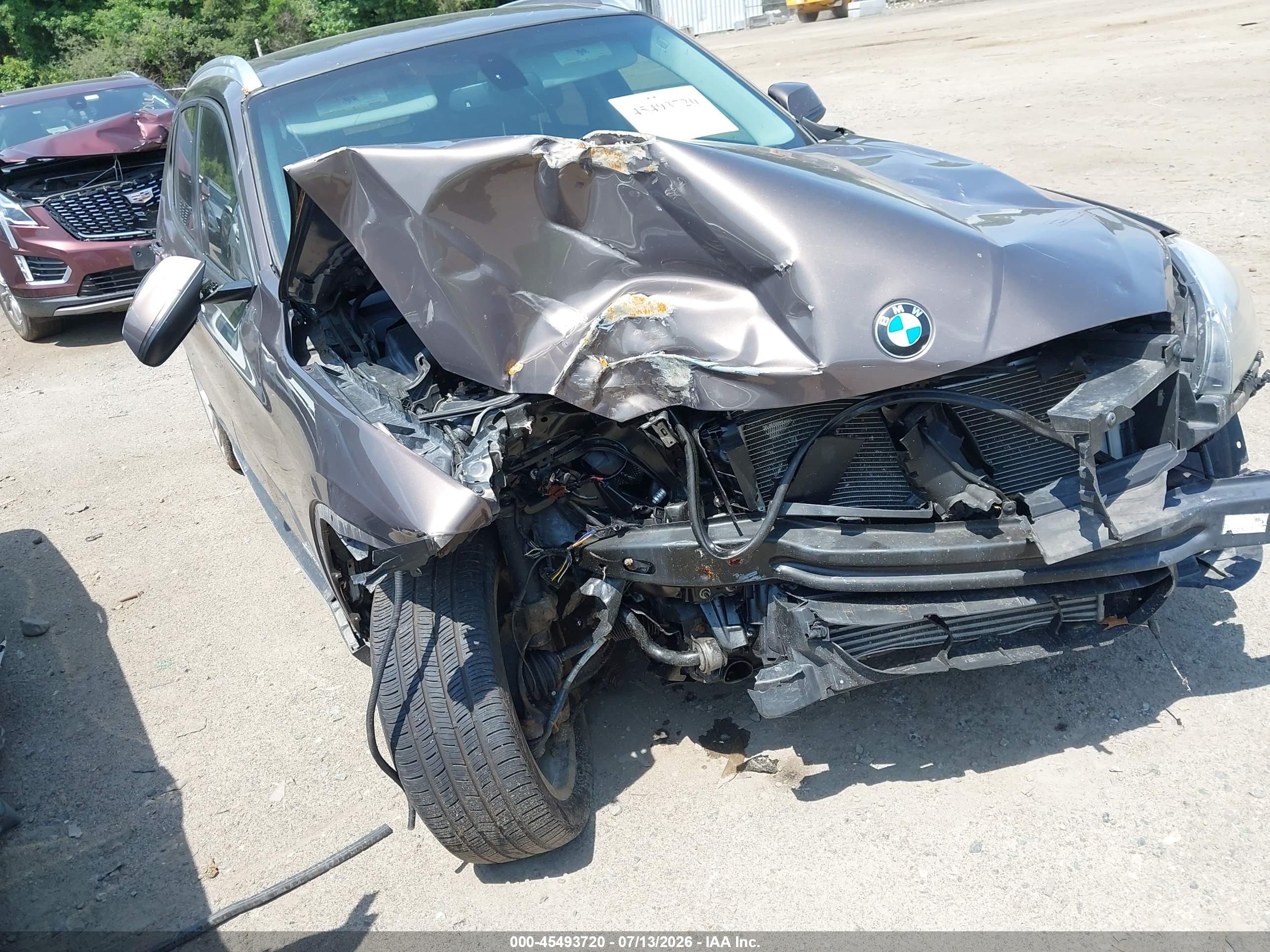 2013 Bmw X1 Xdrive28i Черный vin: WBAVL1C5XDVR84838