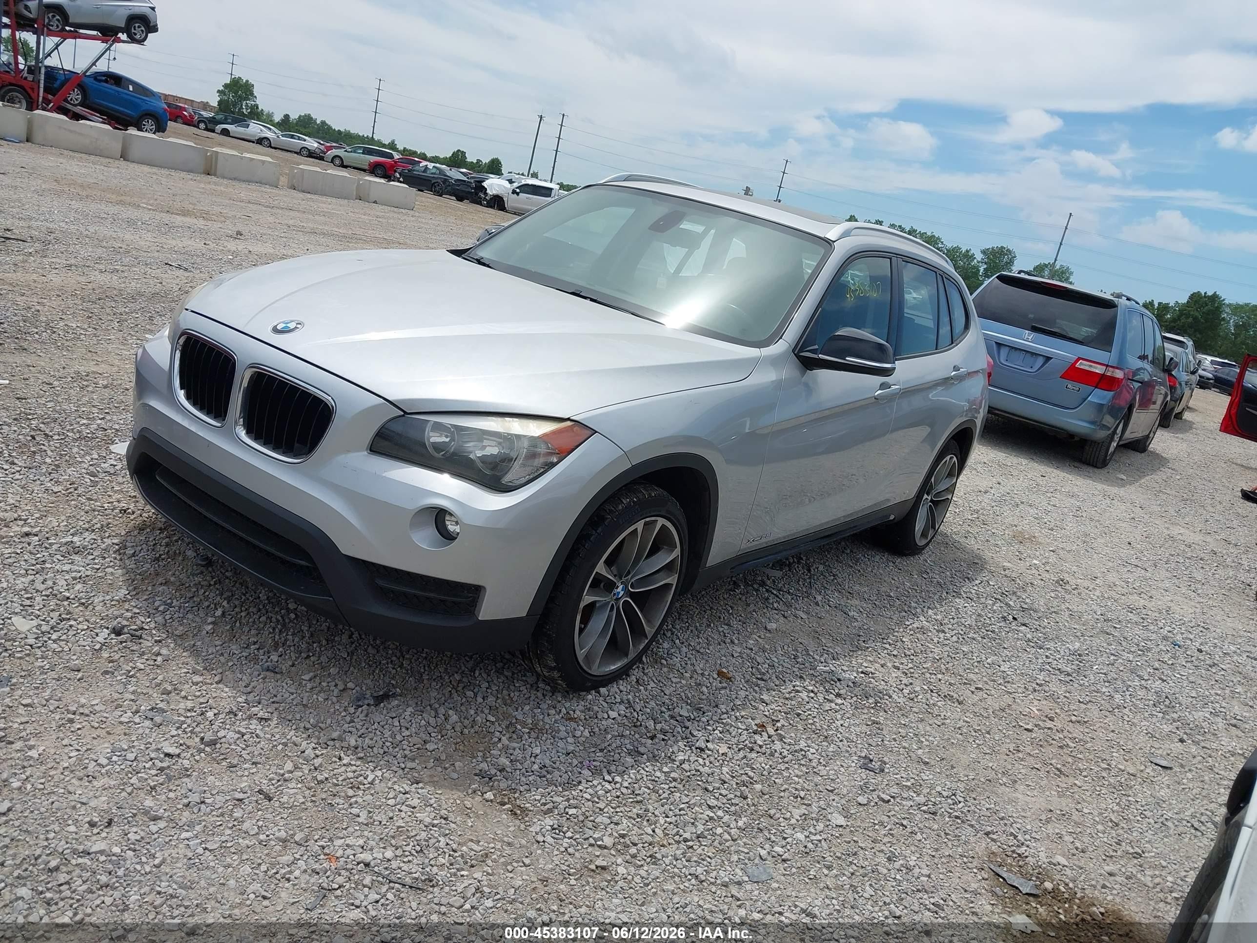 2013 Bmw X1 Xdrive28i Light Blue vin: WBAVL1C5XDVR86945