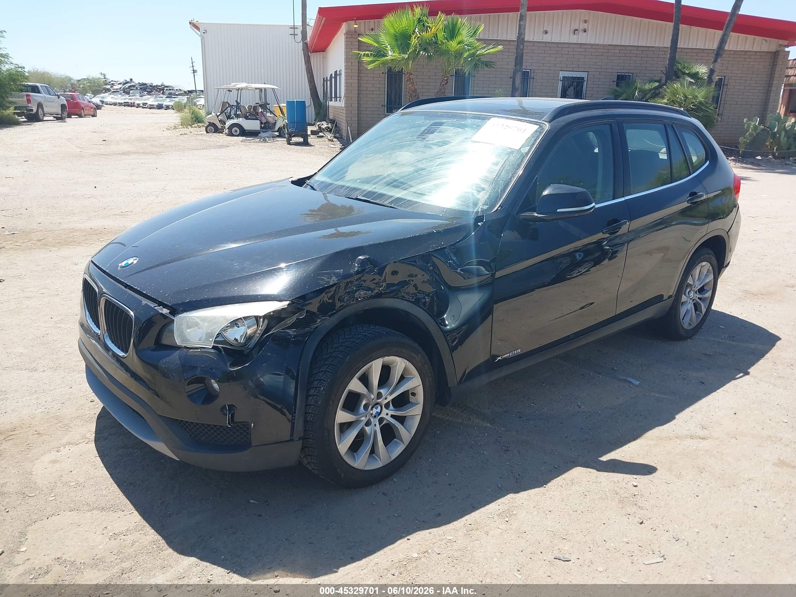 2013 Bmw X1 Xdrive28i Black vin: WBAVL1C5XDVR87125