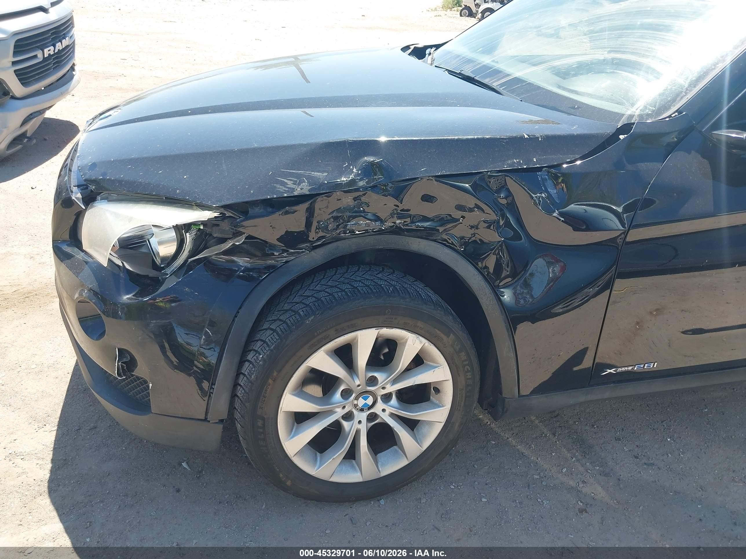 2013 Bmw X1 Xdrive28i Black vin: WBAVL1C5XDVR87125