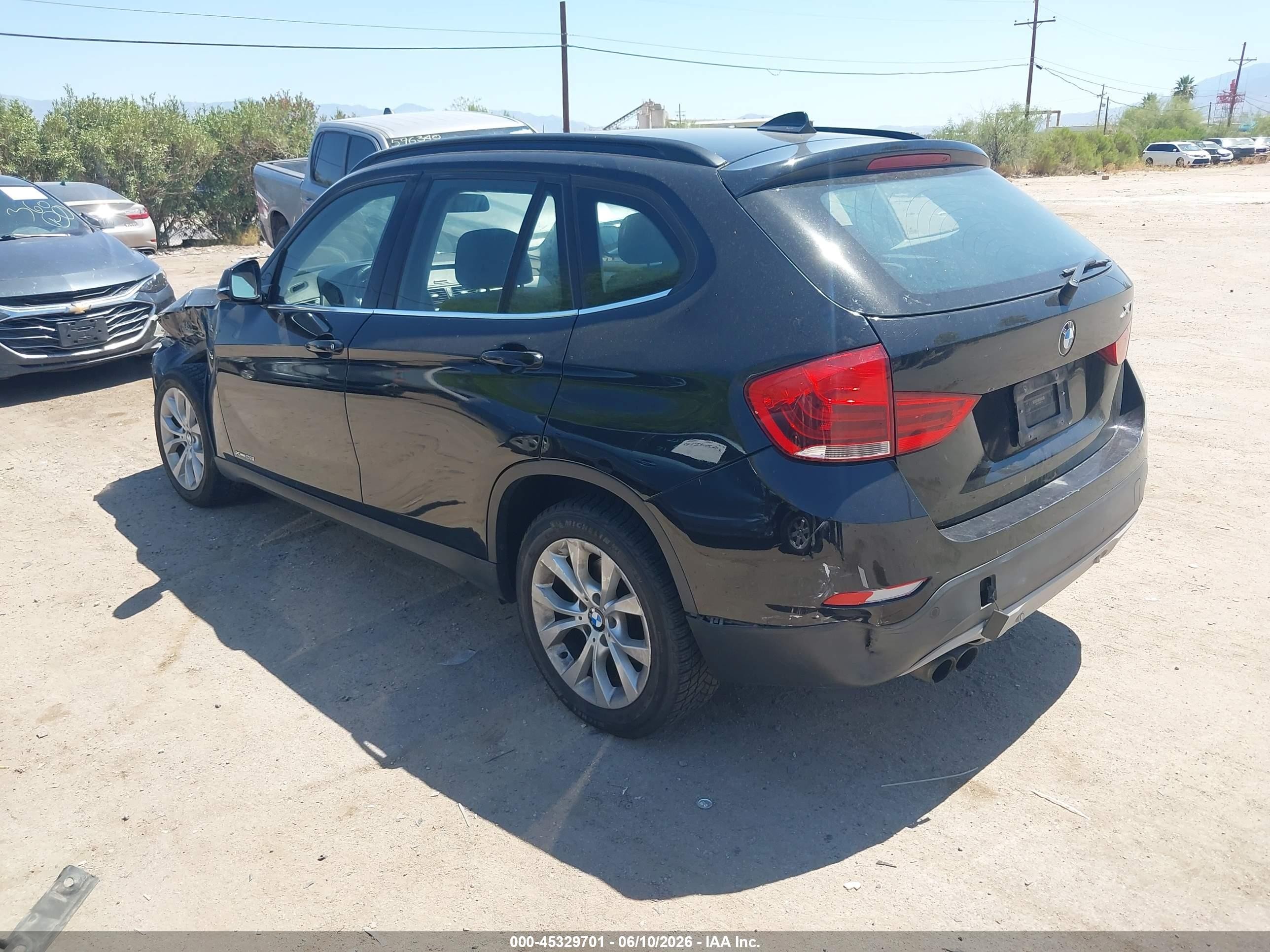 2013 Bmw X1 Xdrive28i Black vin: WBAVL1C5XDVR87125