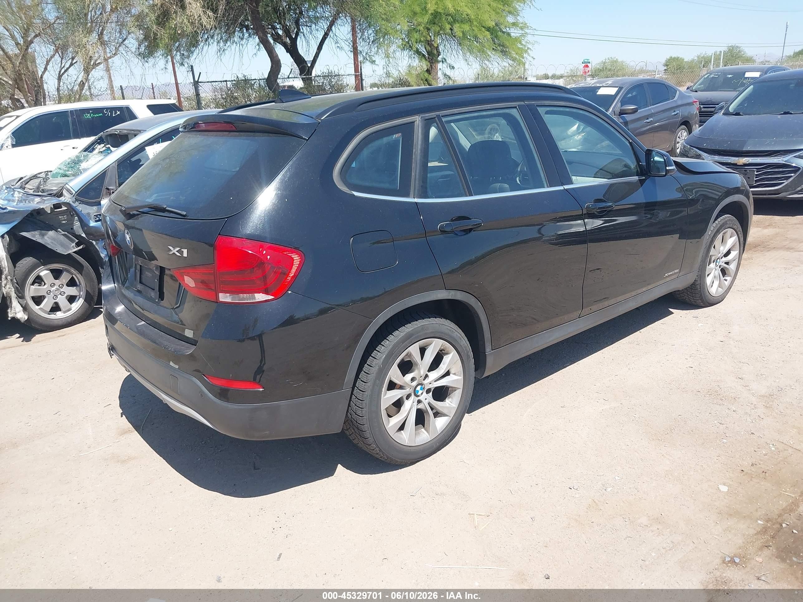 2013 Bmw X1 Xdrive28i Black vin: WBAVL1C5XDVR87125