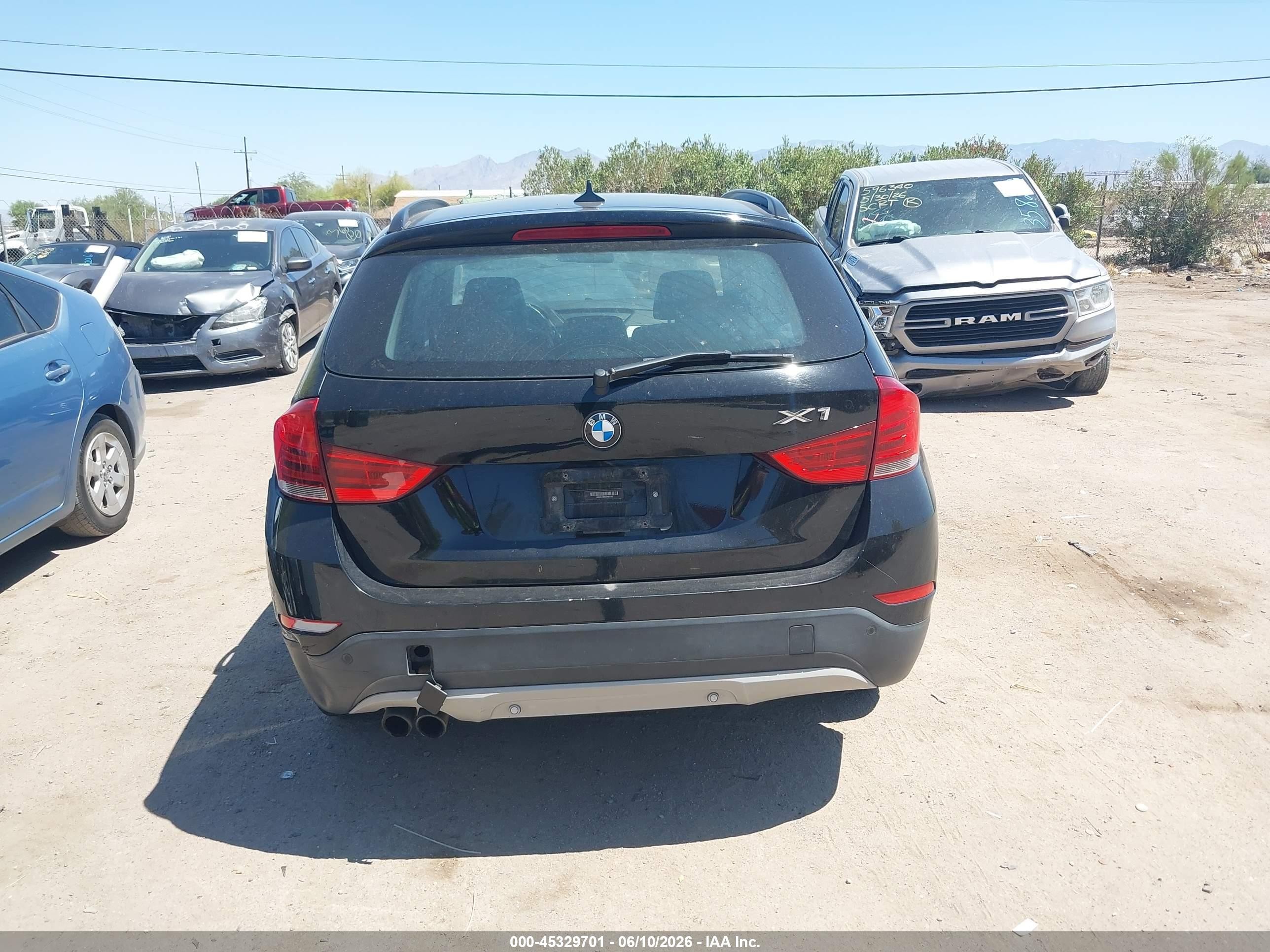 2013 Bmw X1 Xdrive28i Black vin: WBAVL1C5XDVR87125