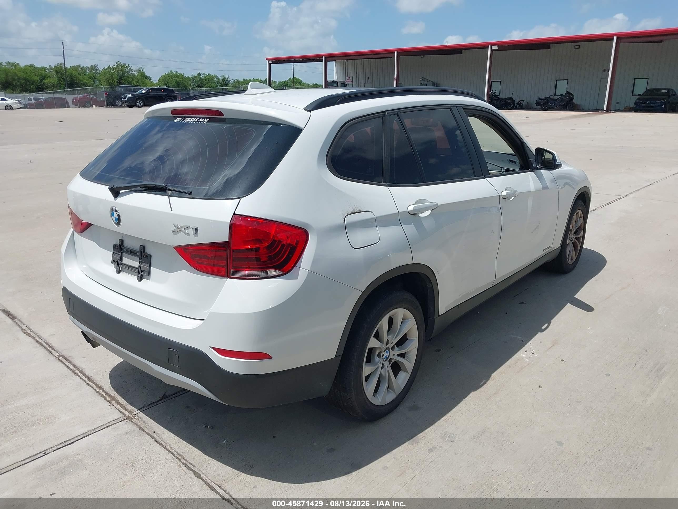 2013 Bmw X1 Xdrive28i White vin: WBAVL1C5XDVR88467