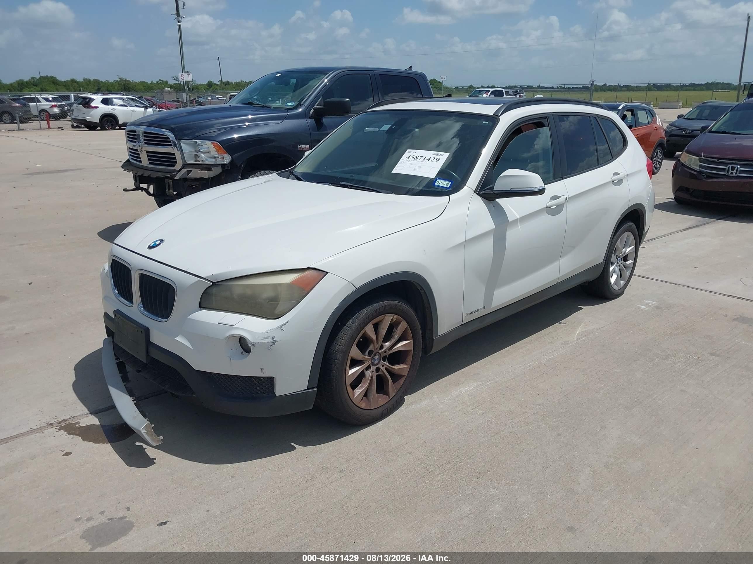2013 Bmw X1 Xdrive28i White vin: WBAVL1C5XDVR88467