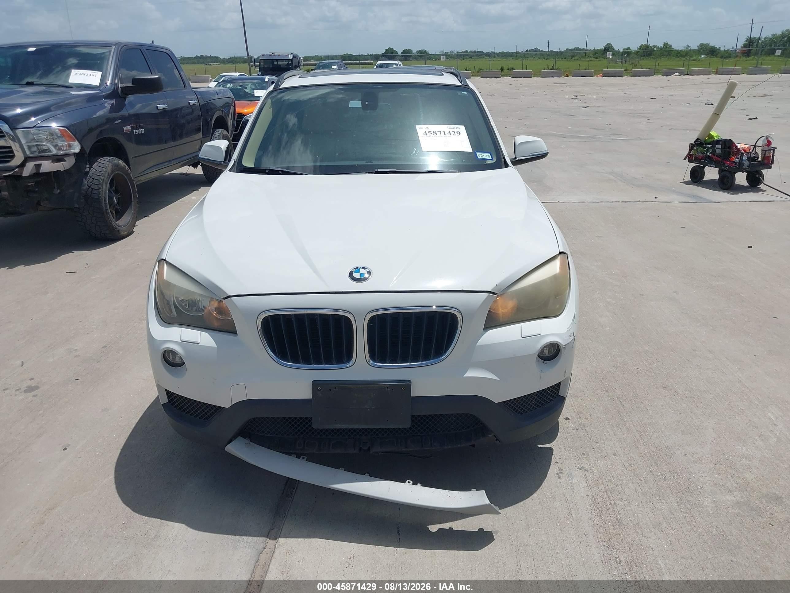 2013 Bmw X1 Xdrive28i White vin: WBAVL1C5XDVR88467