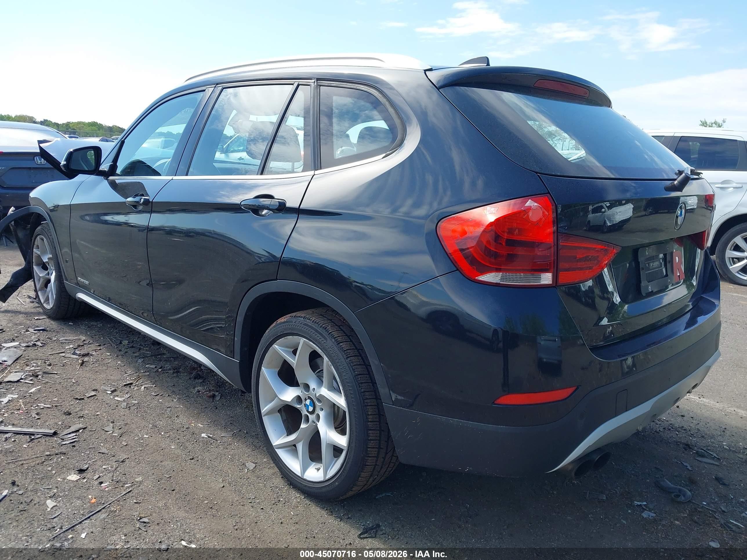 2013 Bmw X1 Xdrive28i Black vin: WBAVL1C5XDVR89120