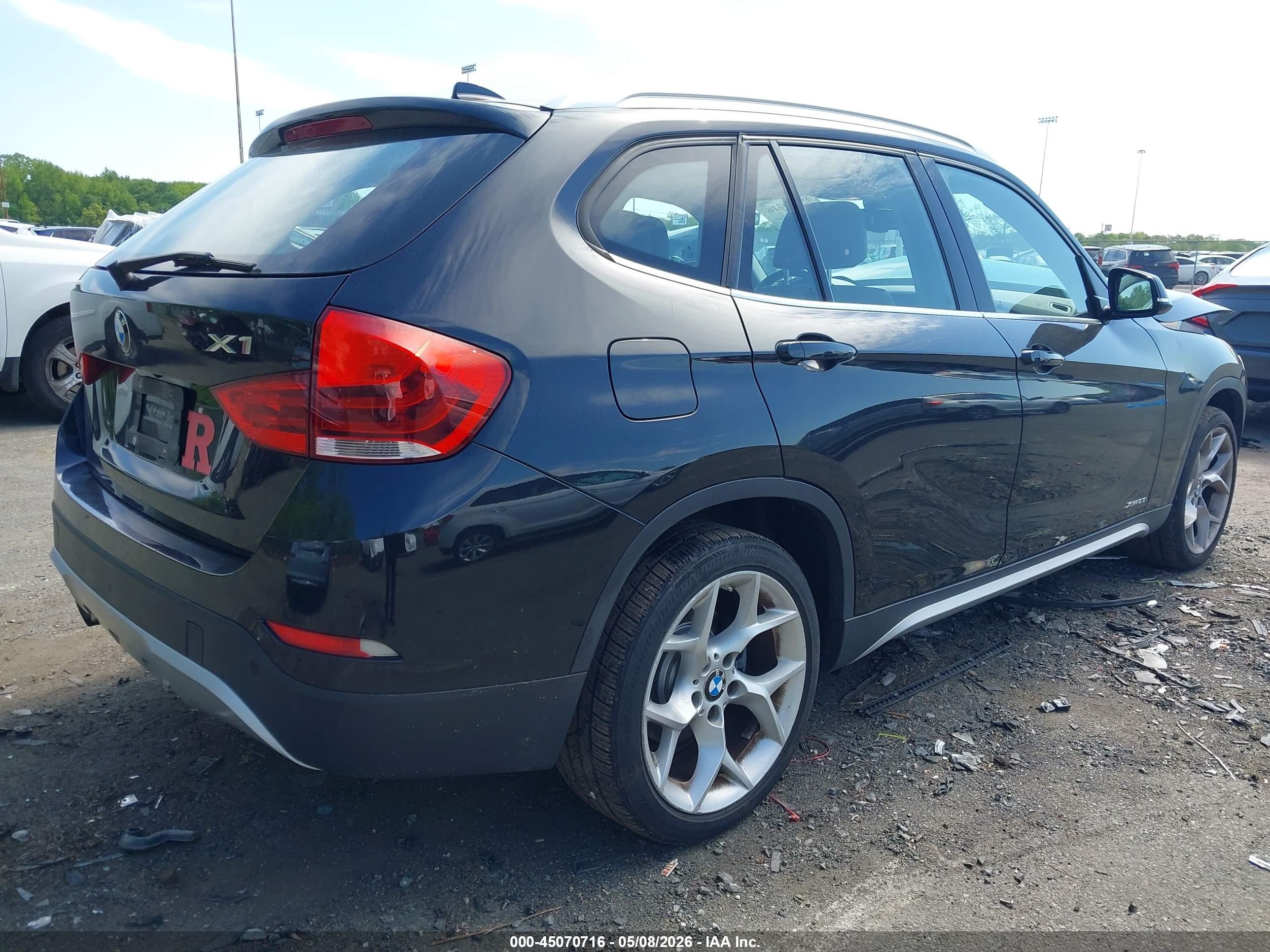 2013 Bmw X1 Xdrive28i Black vin: WBAVL1C5XDVR89120