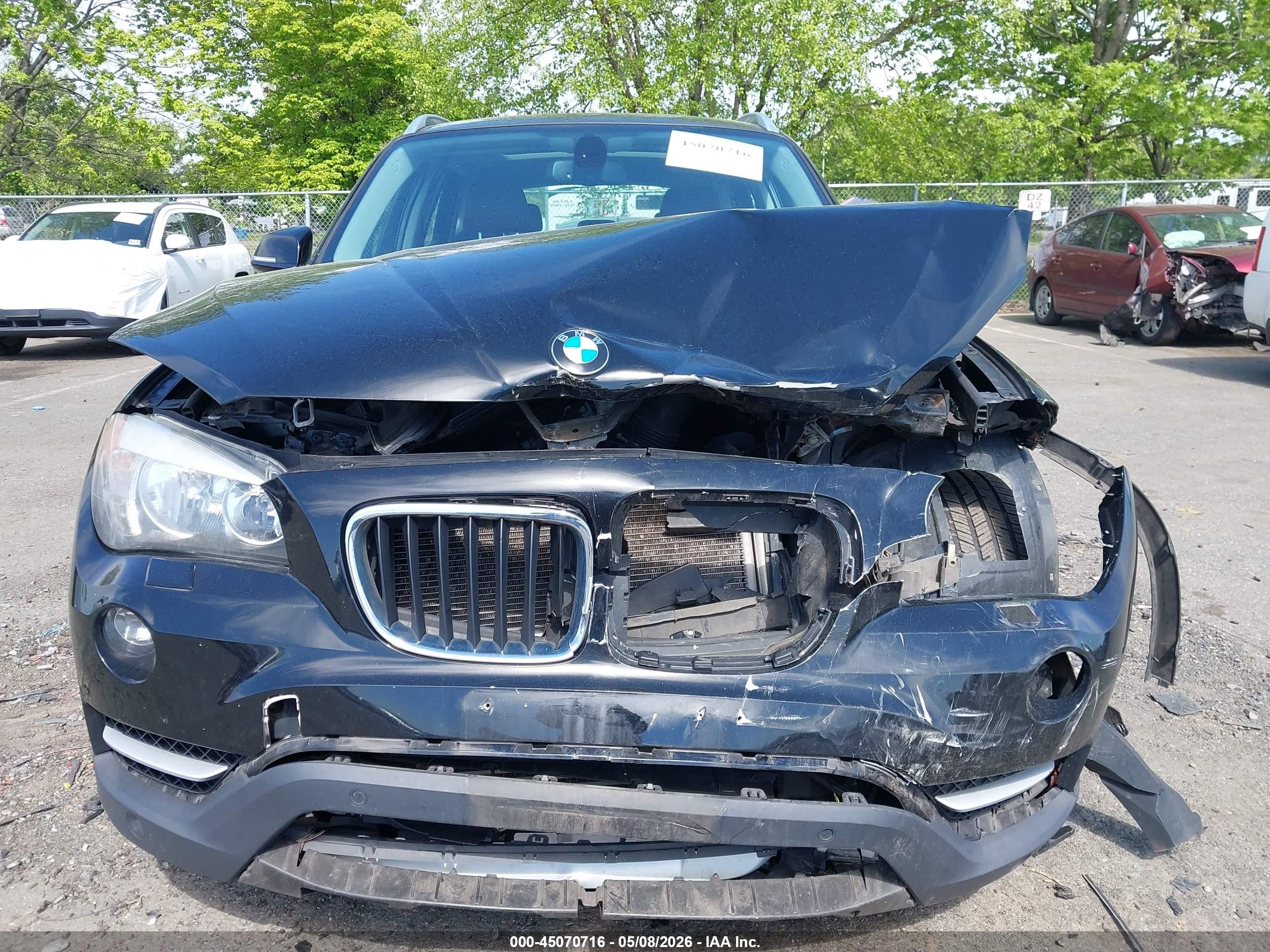 2013 Bmw X1 Xdrive28i Black vin: WBAVL1C5XDVR89120