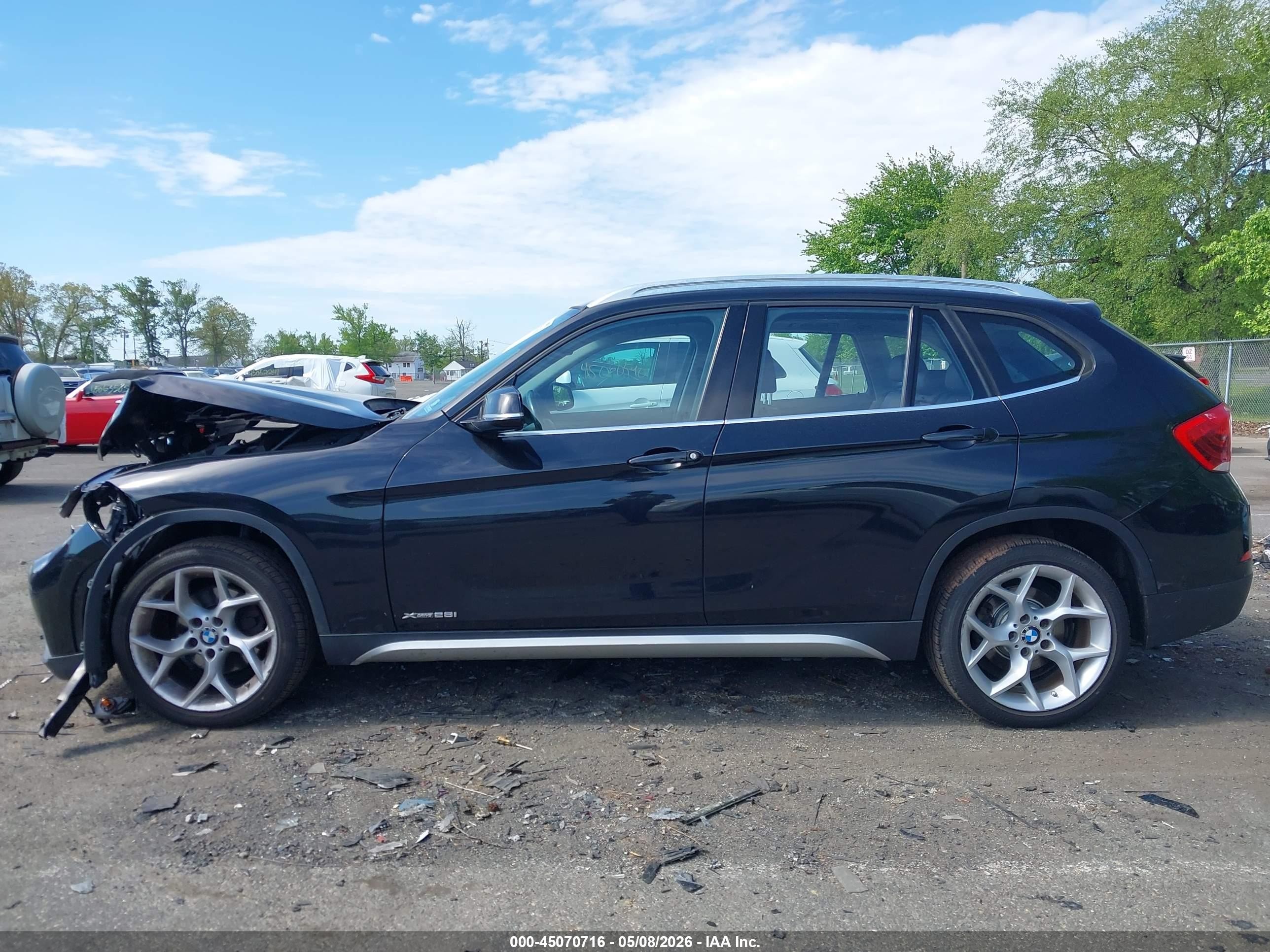 2013 Bmw X1 Xdrive28i Black vin: WBAVL1C5XDVR89120