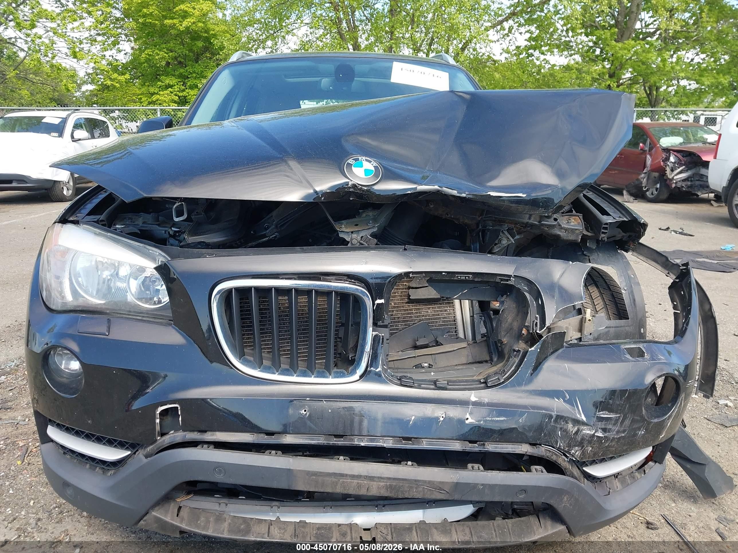 2013 Bmw X1 Xdrive28i Black vin: WBAVL1C5XDVR89120