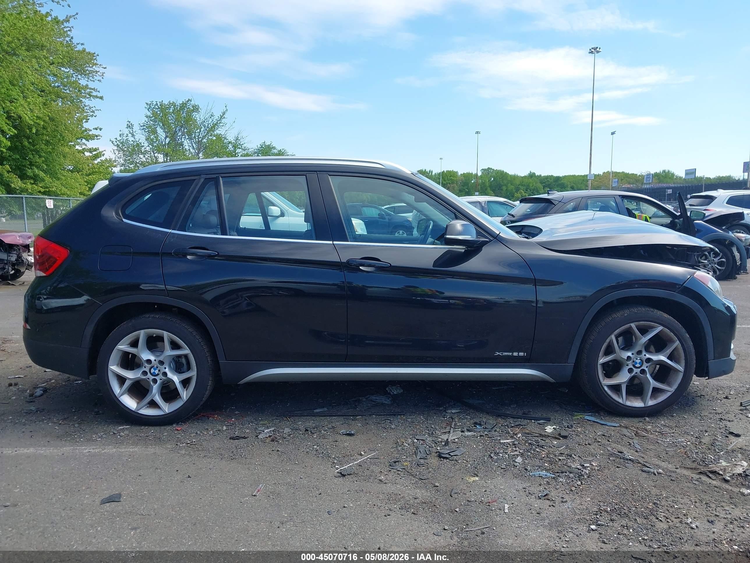 2013 Bmw X1 Xdrive28i Black vin: WBAVL1C5XDVR89120