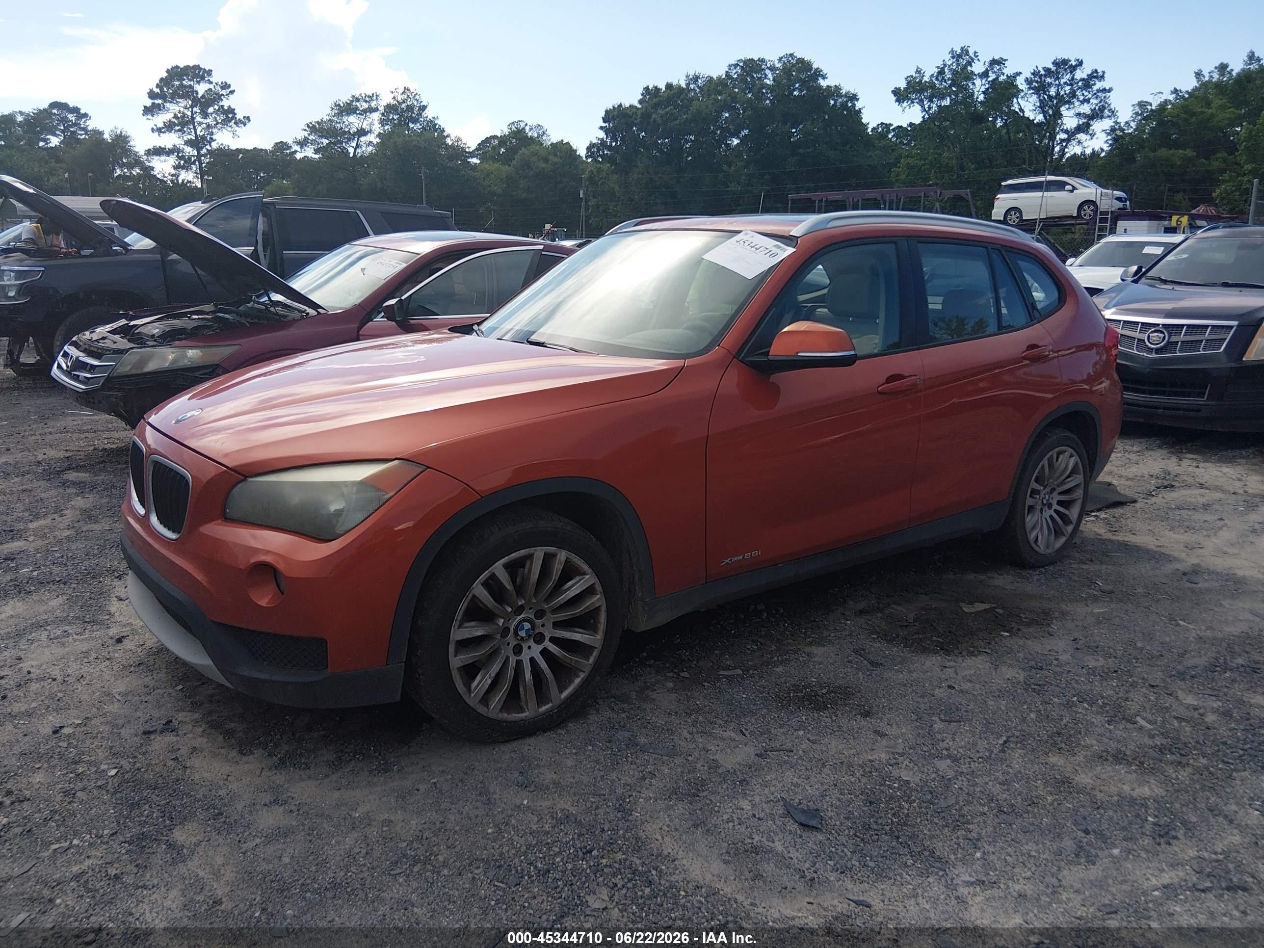 2013 Bmw X1 Xdrive28i Orange vin: WBAVL1C5XDVR89554