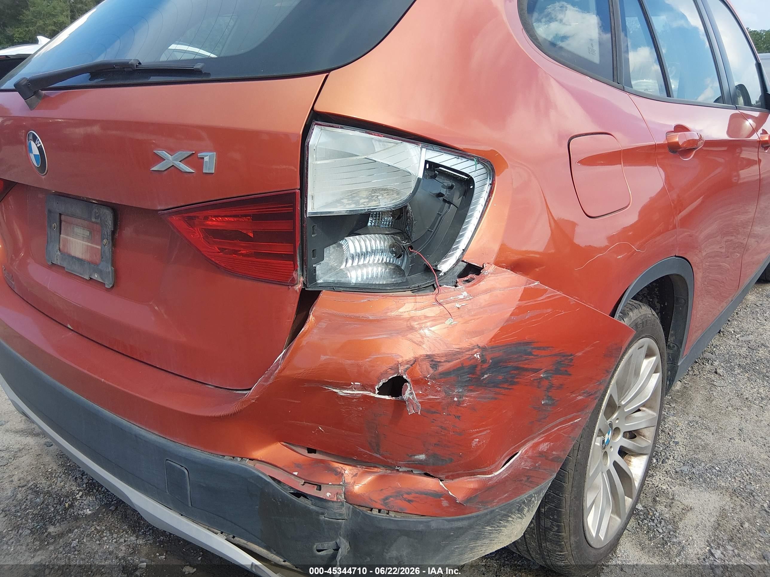 2013 Bmw X1 Xdrive28i Orange vin: WBAVL1C5XDVR89554