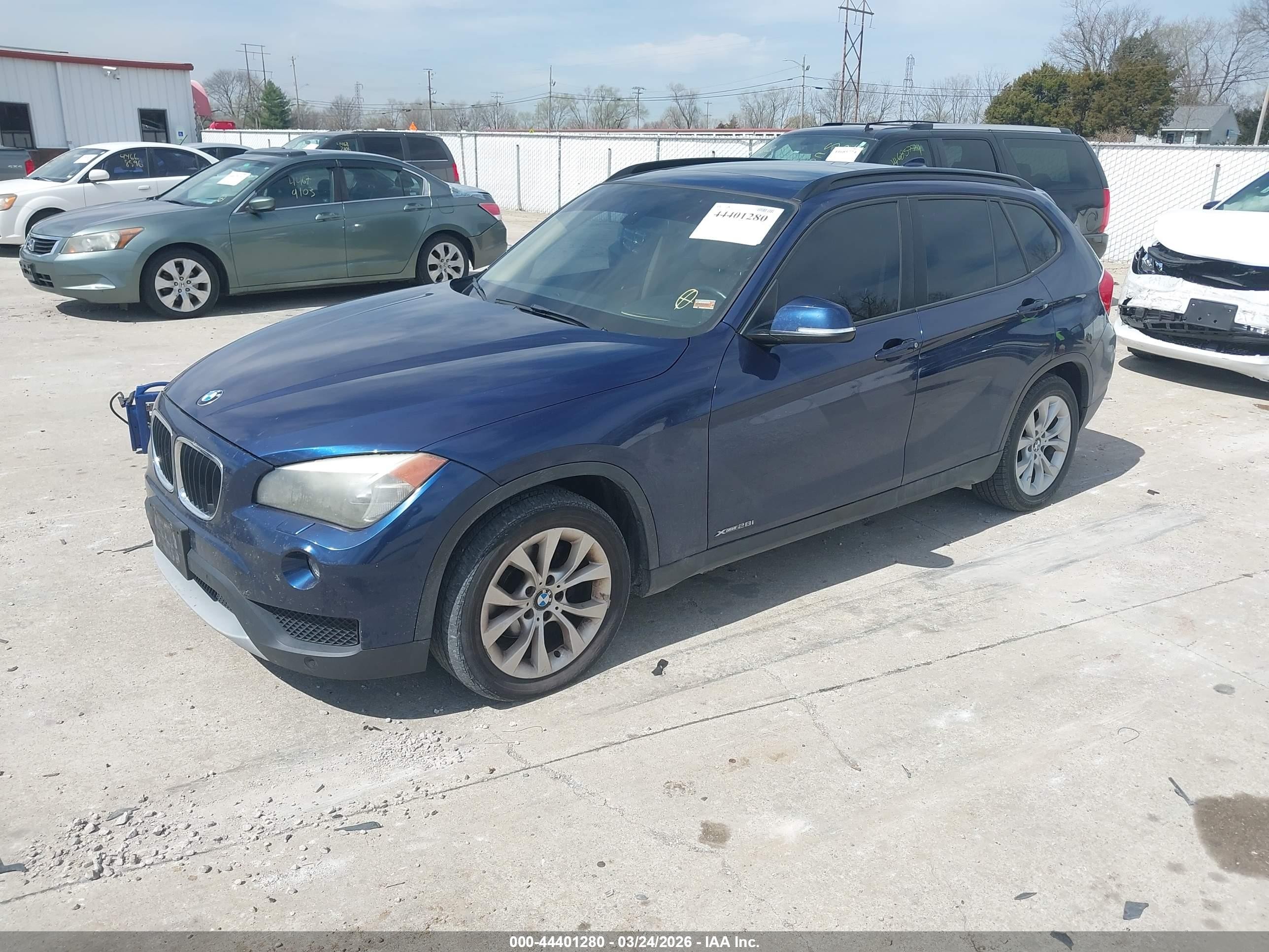 2013 Bmw X1 Xdrive28i Blue vin: WBAVL1C5XDVR92499