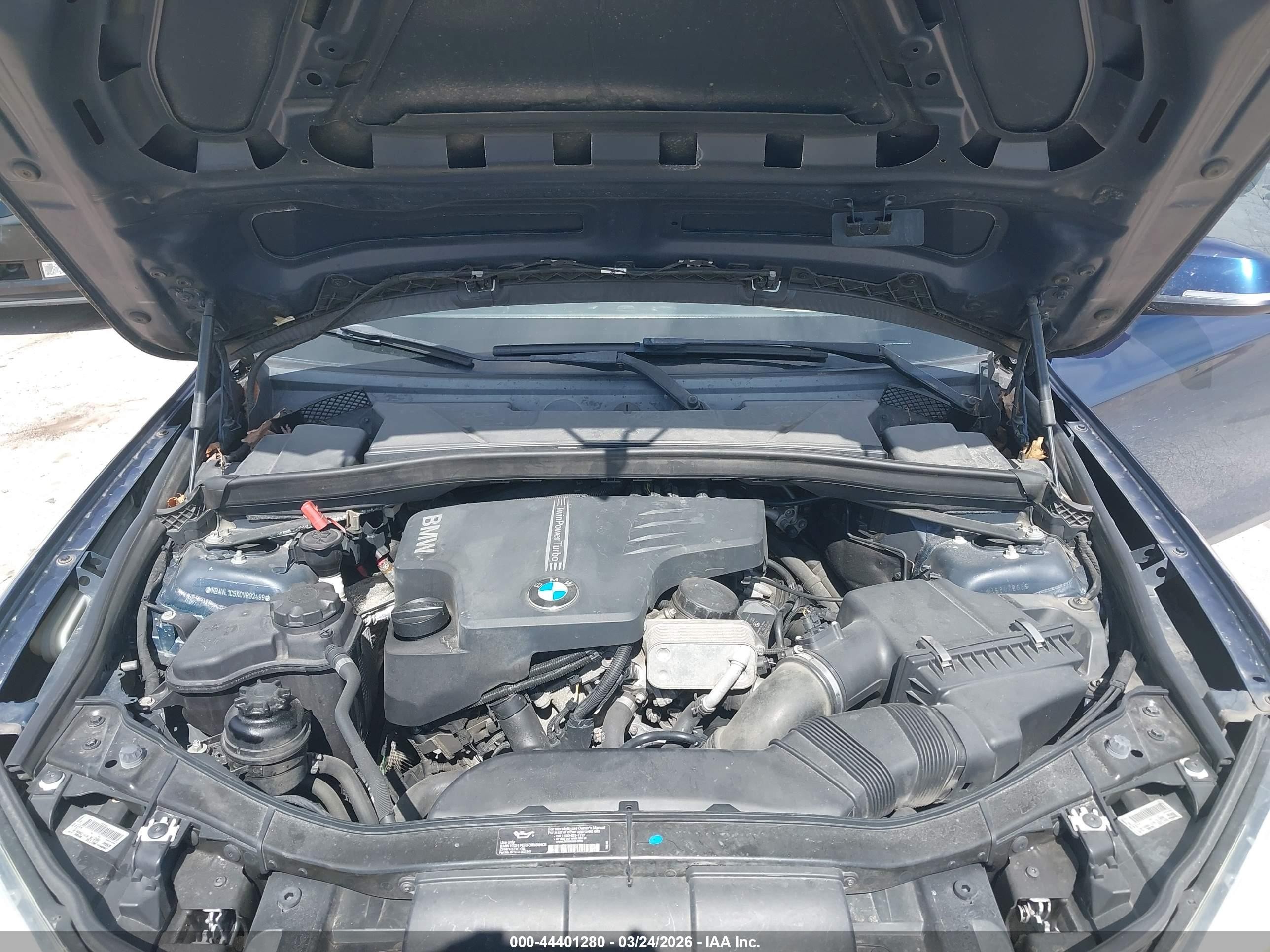 2013 Bmw X1 Xdrive28i Blue vin: WBAVL1C5XDVR92499