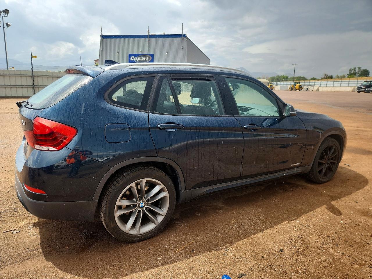 2014 Bmw X1 Xdrive28i Blue vin: WBAVL1C5XEVY10950