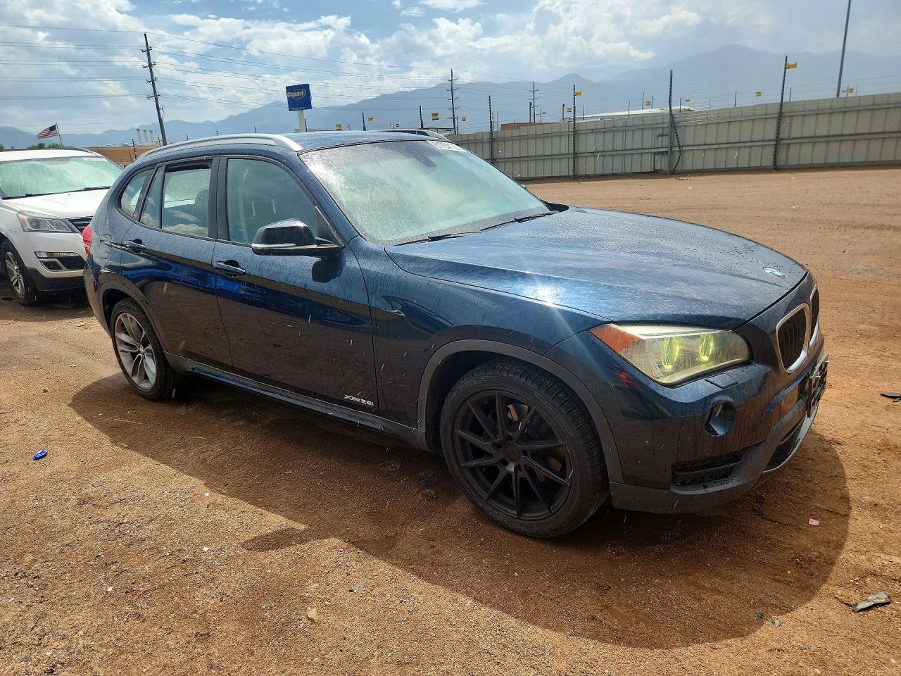 2014 Bmw X1 Xdrive28i Blue vin: WBAVL1C5XEVY10950