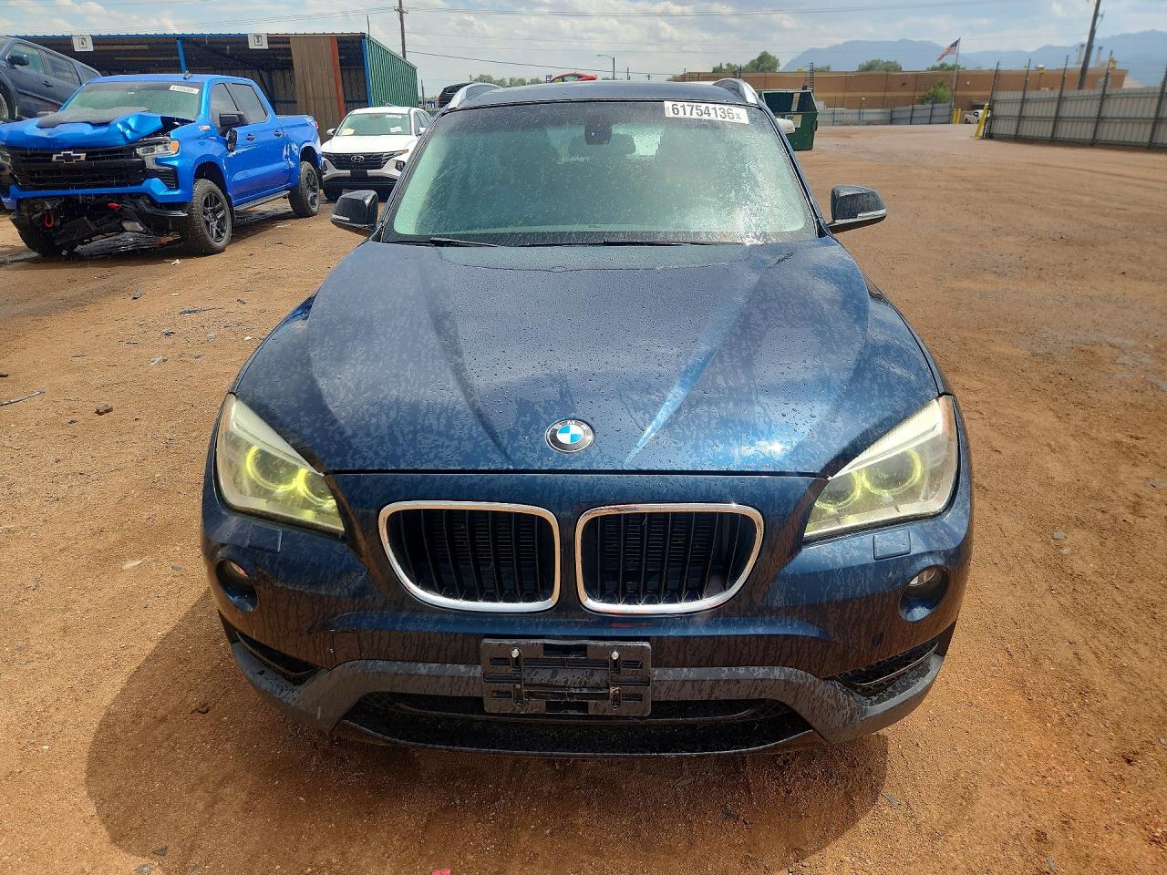 2014 Bmw X1 Xdrive28i Blue vin: WBAVL1C5XEVY10950