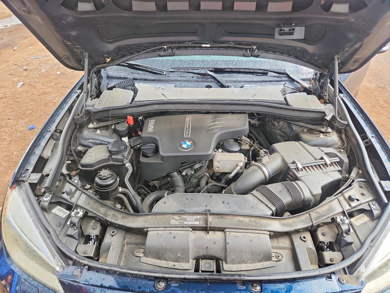2014 Bmw X1 Xdrive28i Blue vin: WBAVL1C5XEVY10950