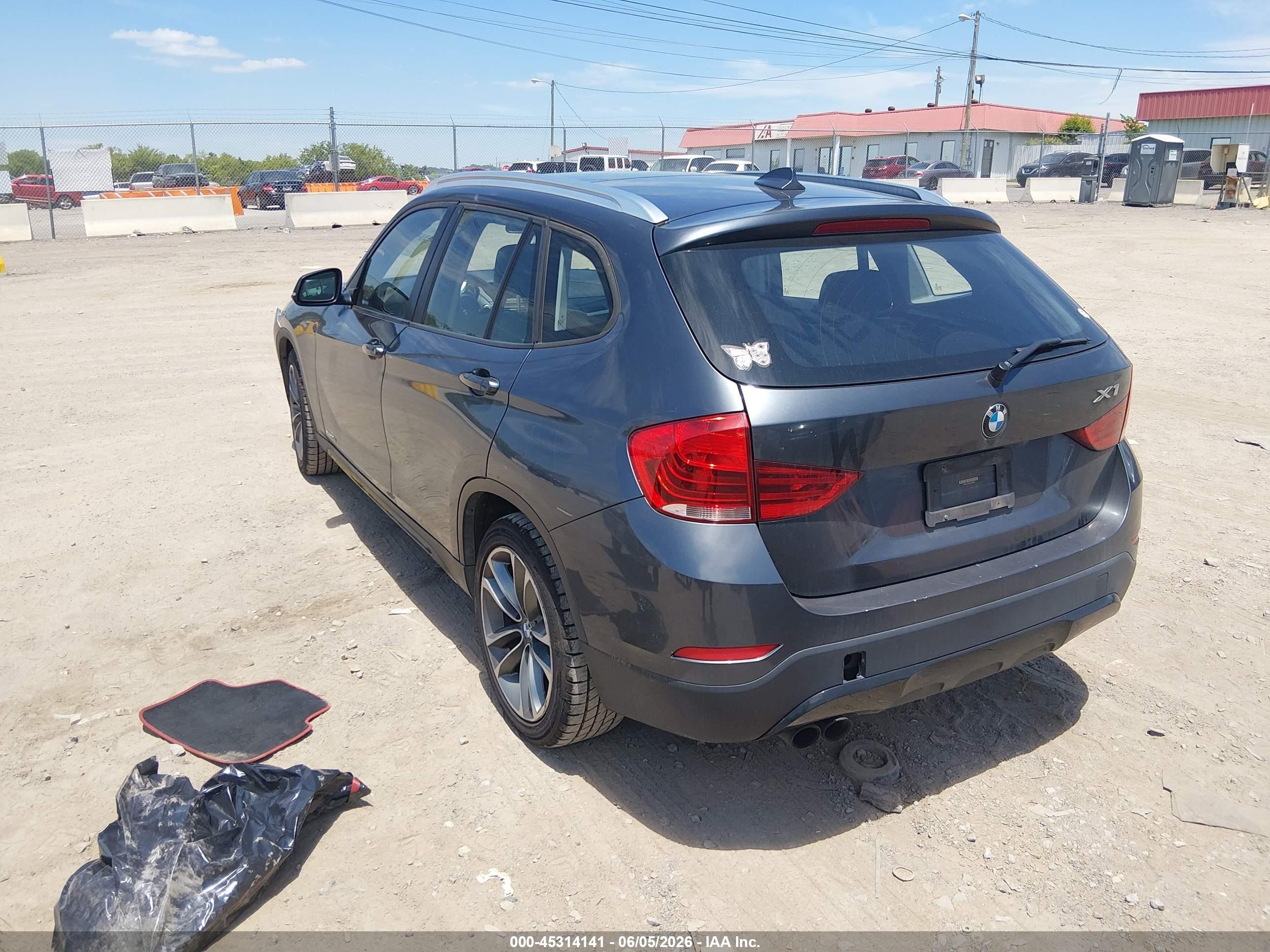 2014 Bmw X1 Xdrive28i Blue vin: WBAVL1C5XEVY12696
