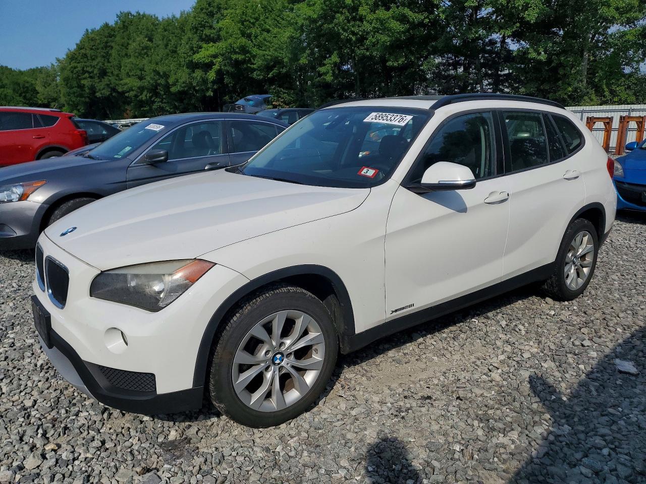 2014 Bmw X1 Xdrive28i White vin: WBAVL1C5XEVY19759