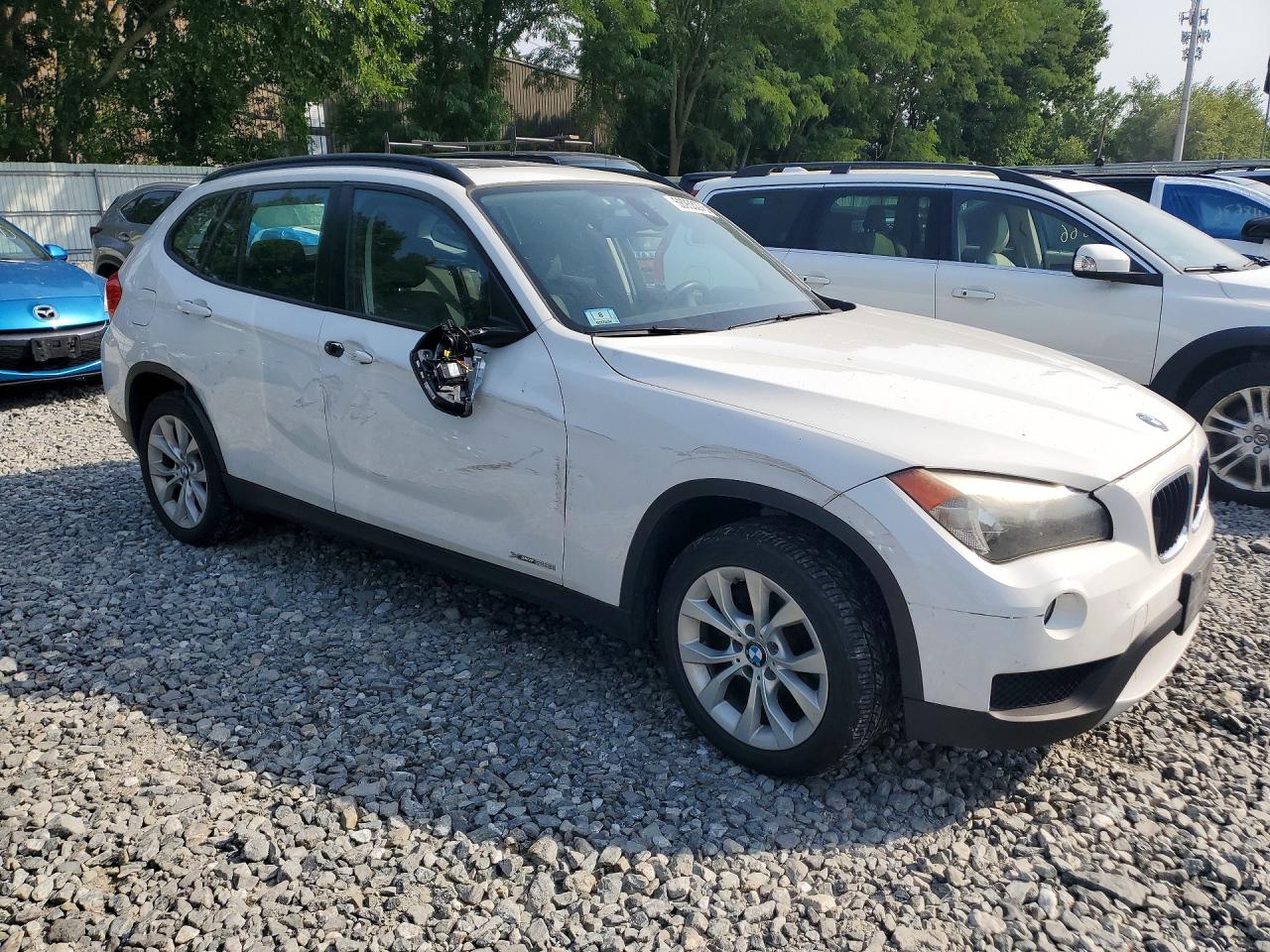 2014 Bmw X1 Xdrive28i White vin: WBAVL1C5XEVY19759