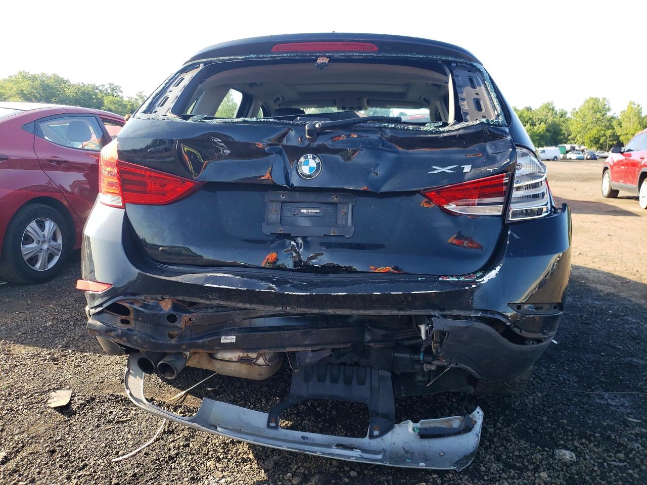 2014 Bmw X1 Xdrive28i Black vin: WBAVL1C5XEVY20166