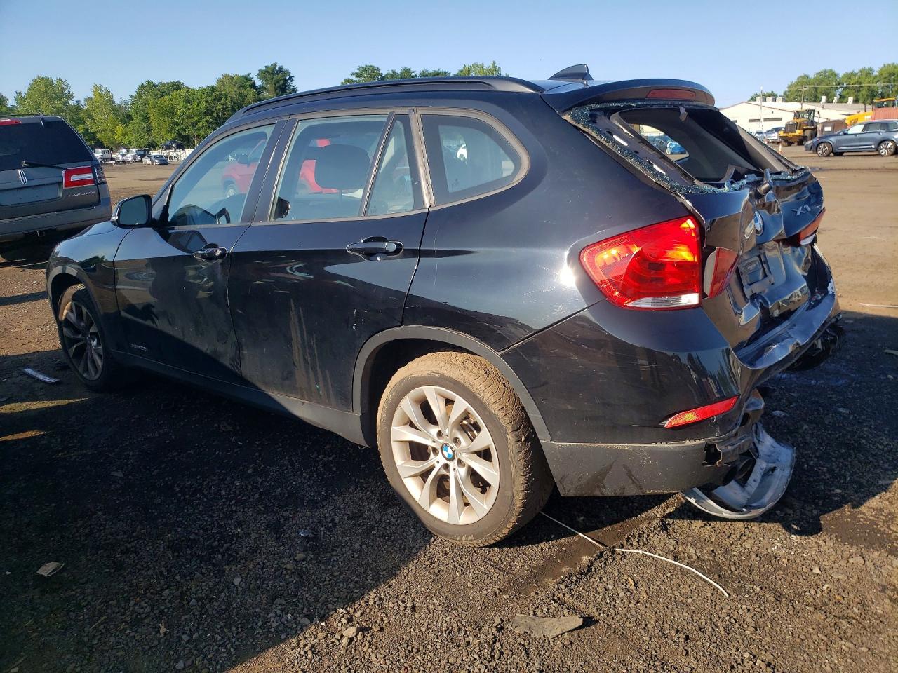 2014 Bmw X1 Xdrive28i Black vin: WBAVL1C5XEVY20166