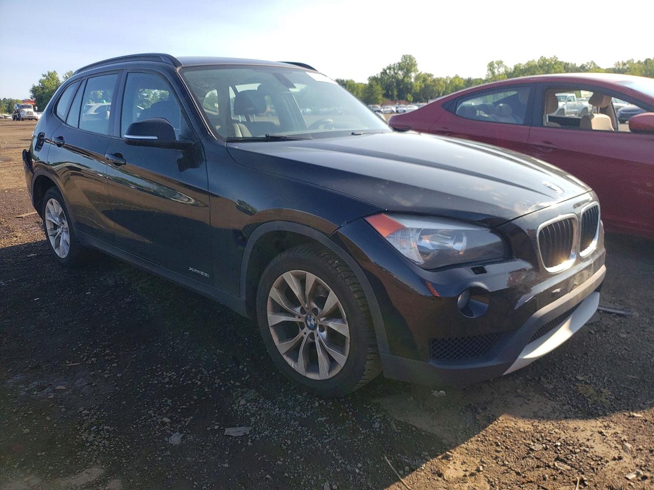 2014 Bmw X1 Xdrive28i Black vin: WBAVL1C5XEVY20166