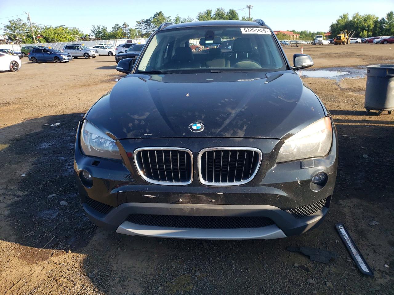 2014 Bmw X1 Xdrive28i Black vin: WBAVL1C5XEVY20166